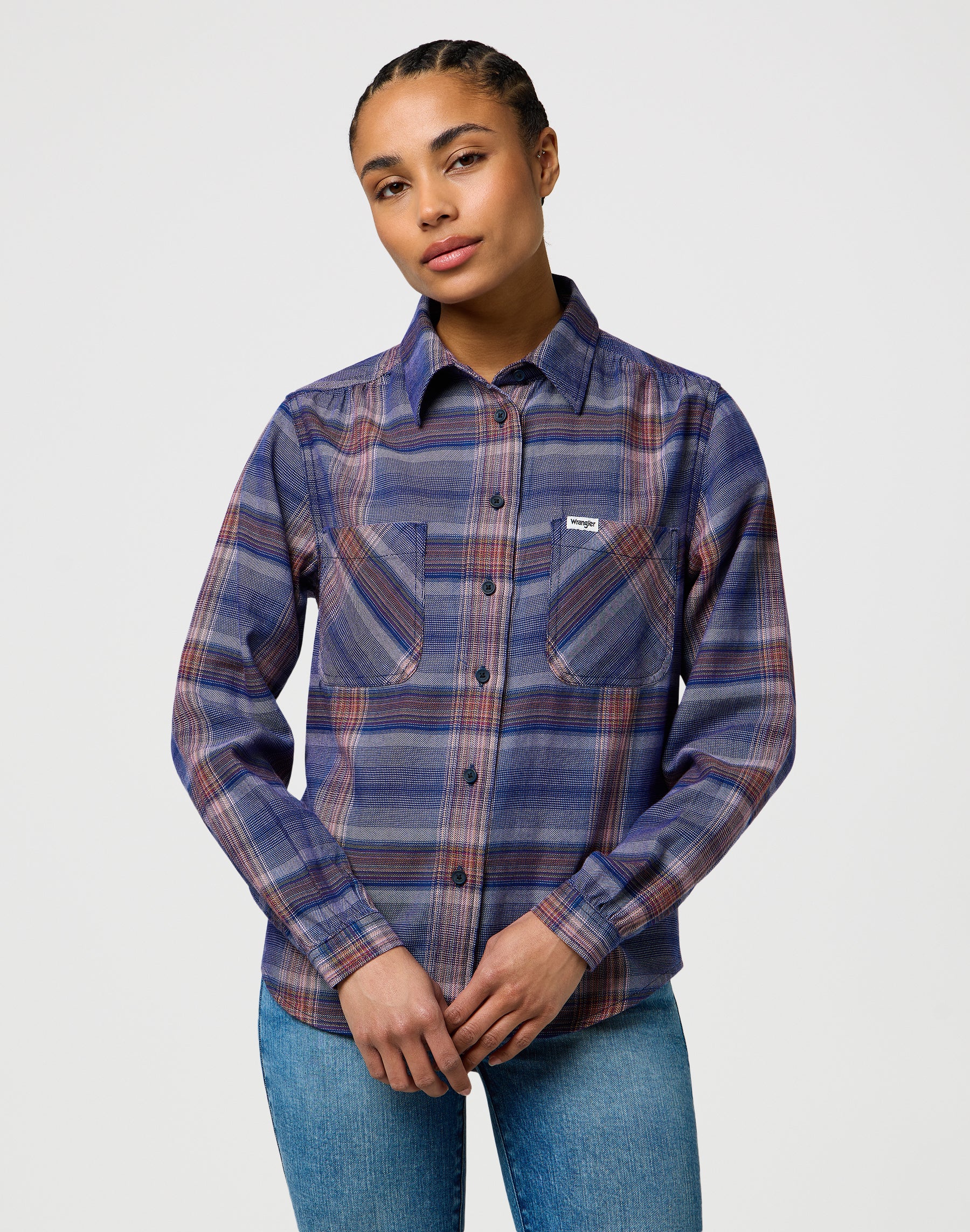 Camicia Western femminile in terra rossa Camicie Wrangler