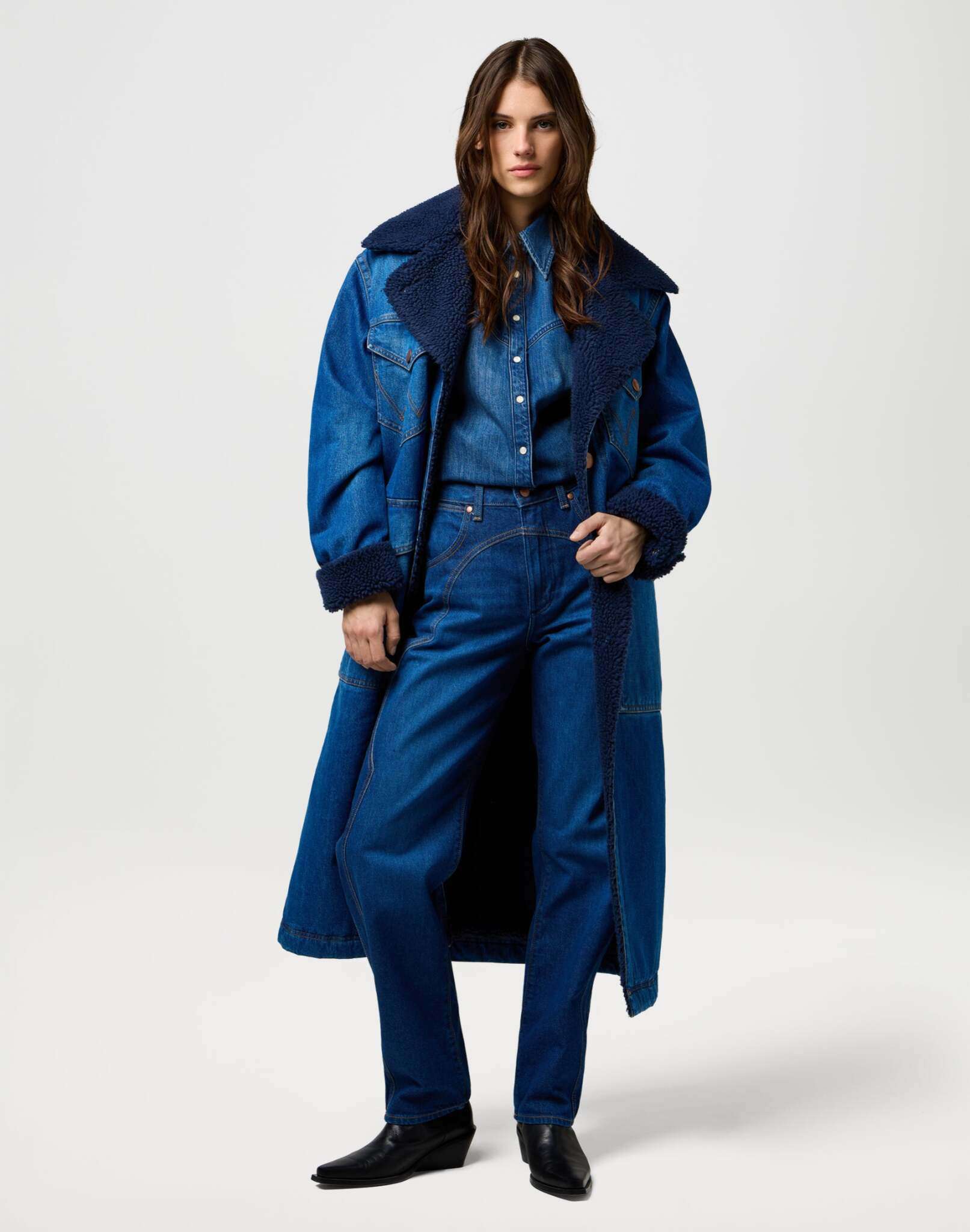 Cappotto Wrange in giacca blu scintillante Wrangler
