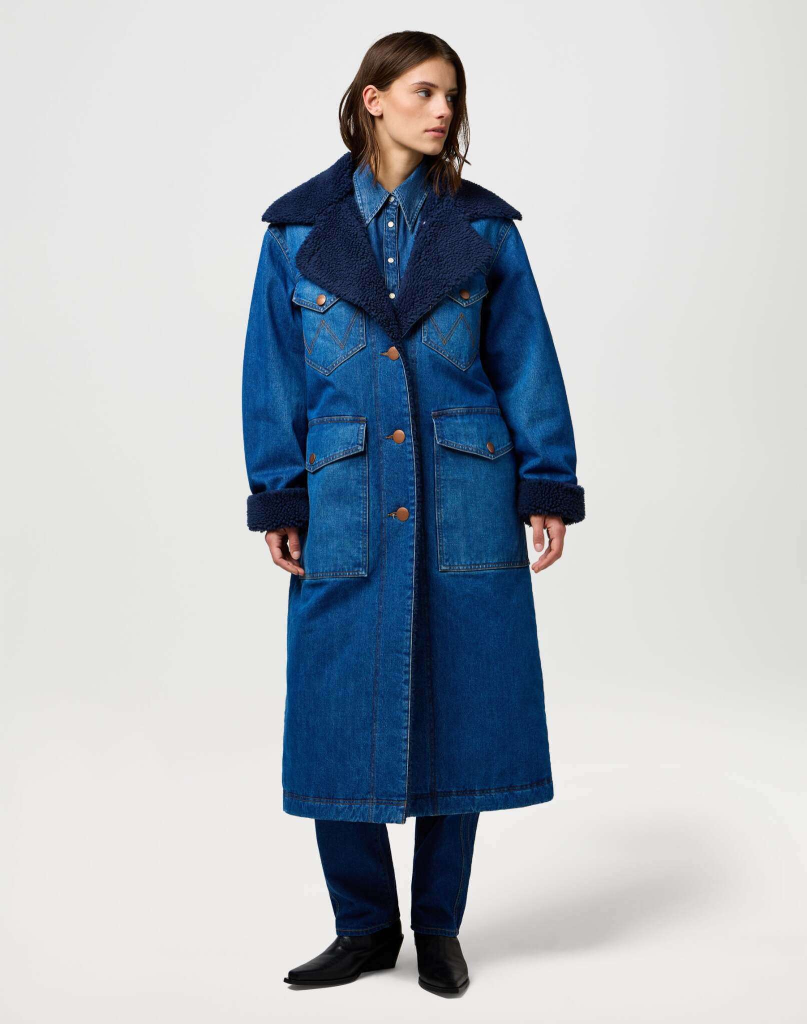 Cappotto Wrange in giacca blu scintillante Wrangler
