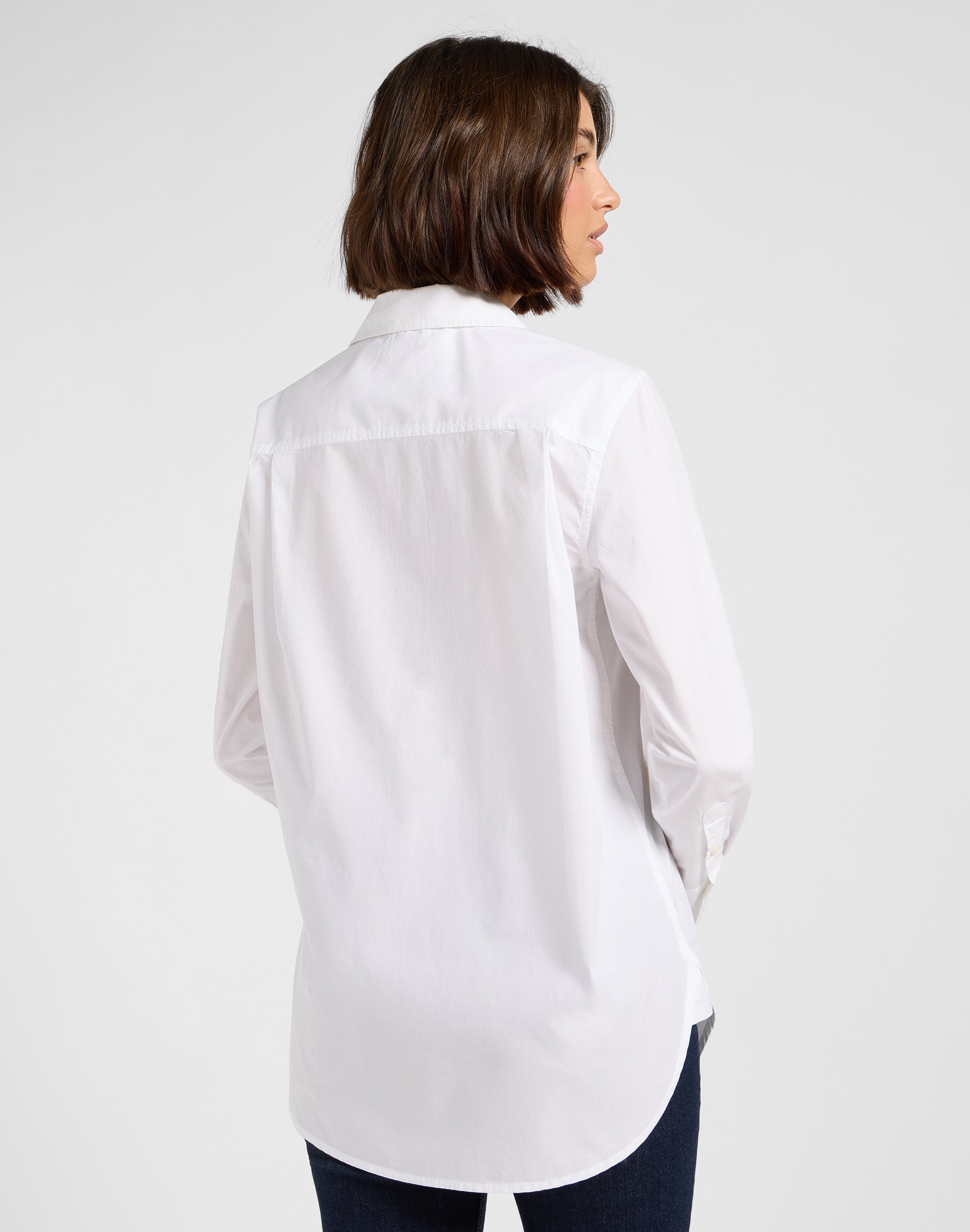 Camicia classica in bianco brillante Camicie Lee