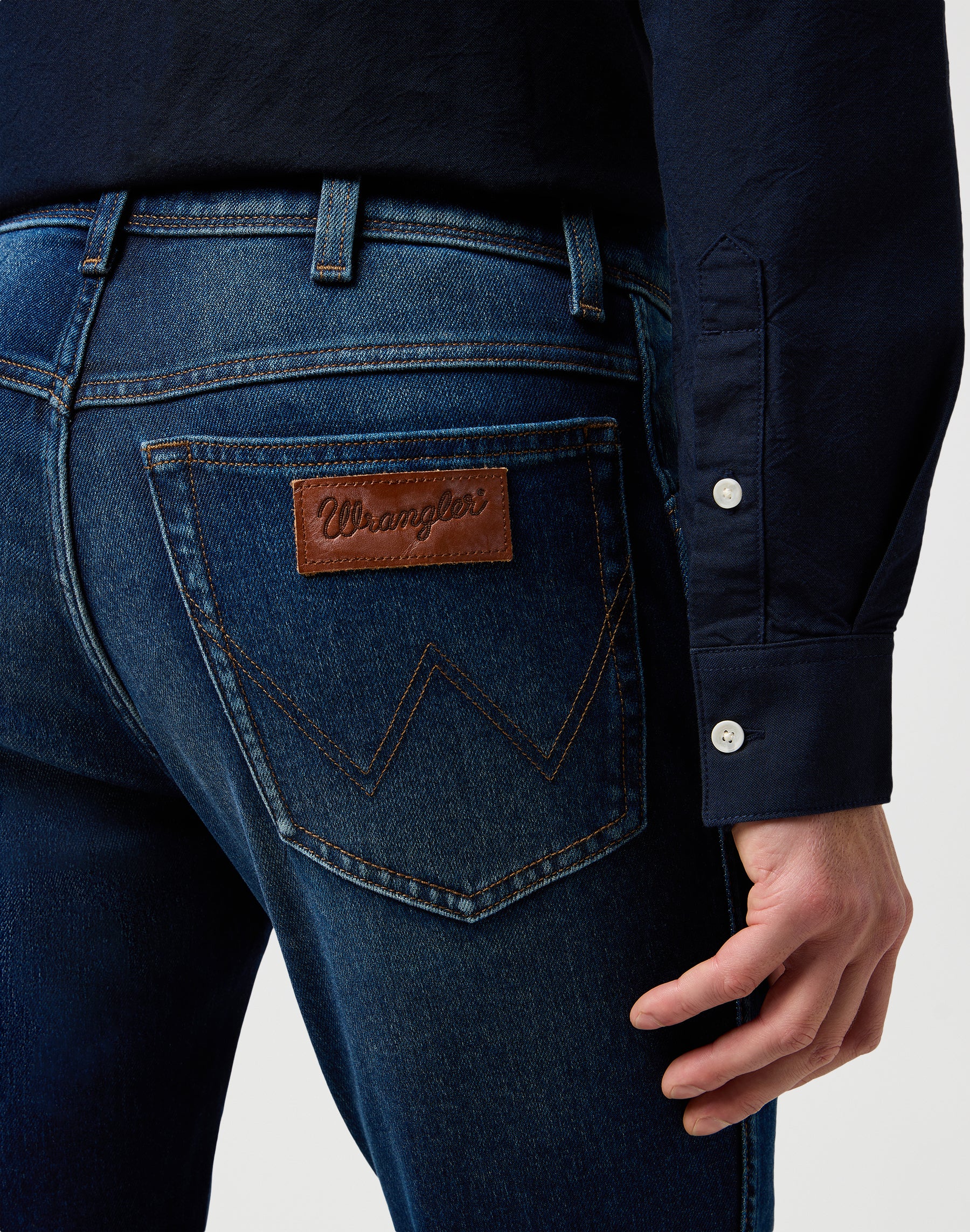 Jeans Texas Slim in Fog Wrangler