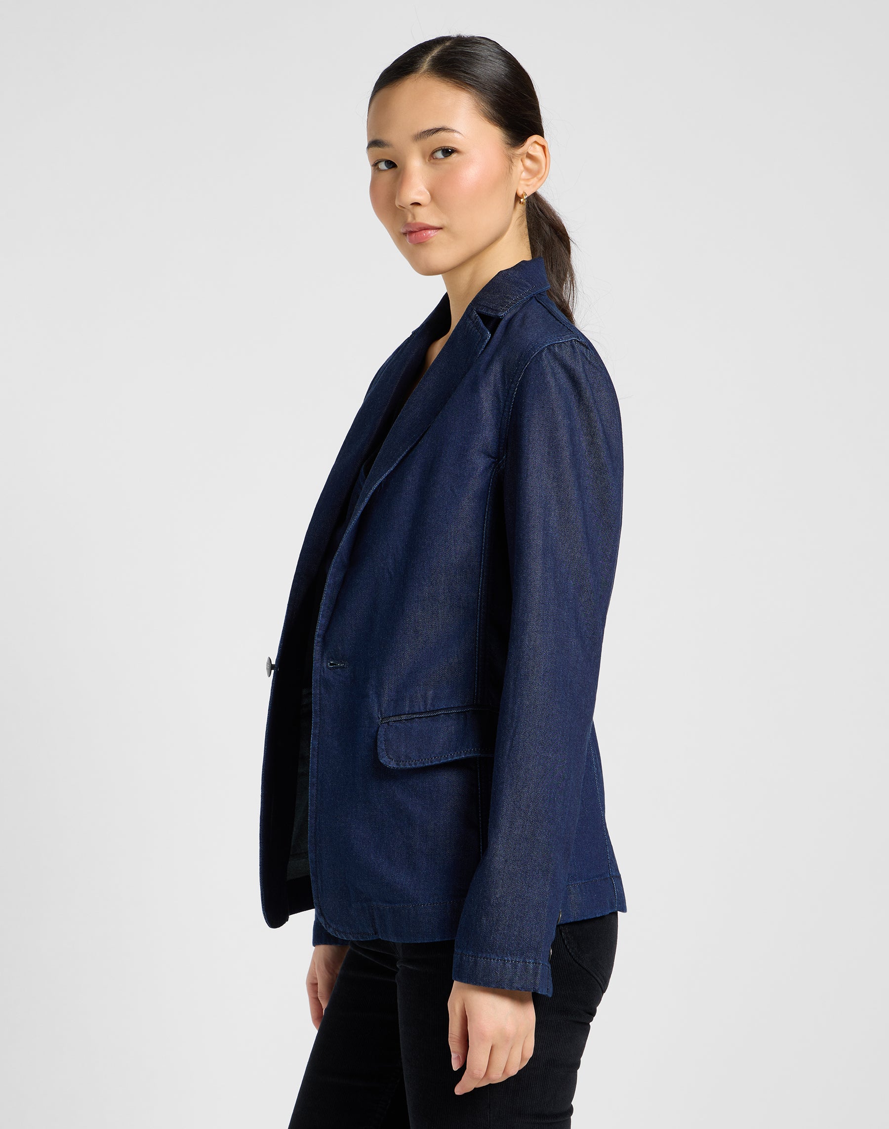 Blazer strutturato in Blue Jackets Regal Lee
