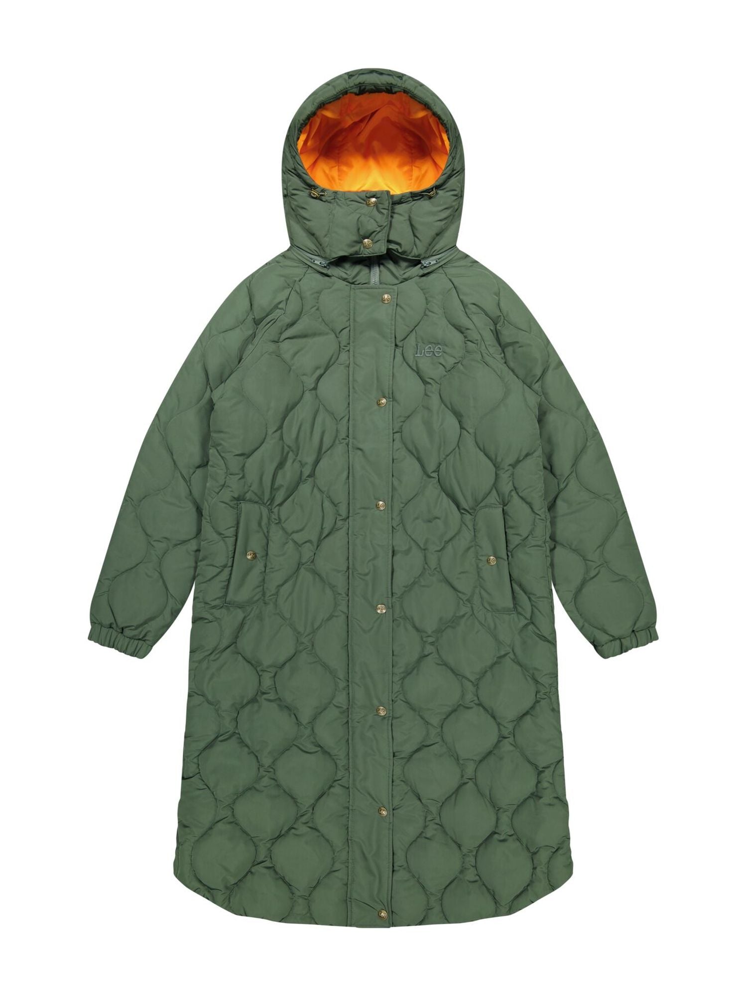 Puffer lungo in Oak Moss