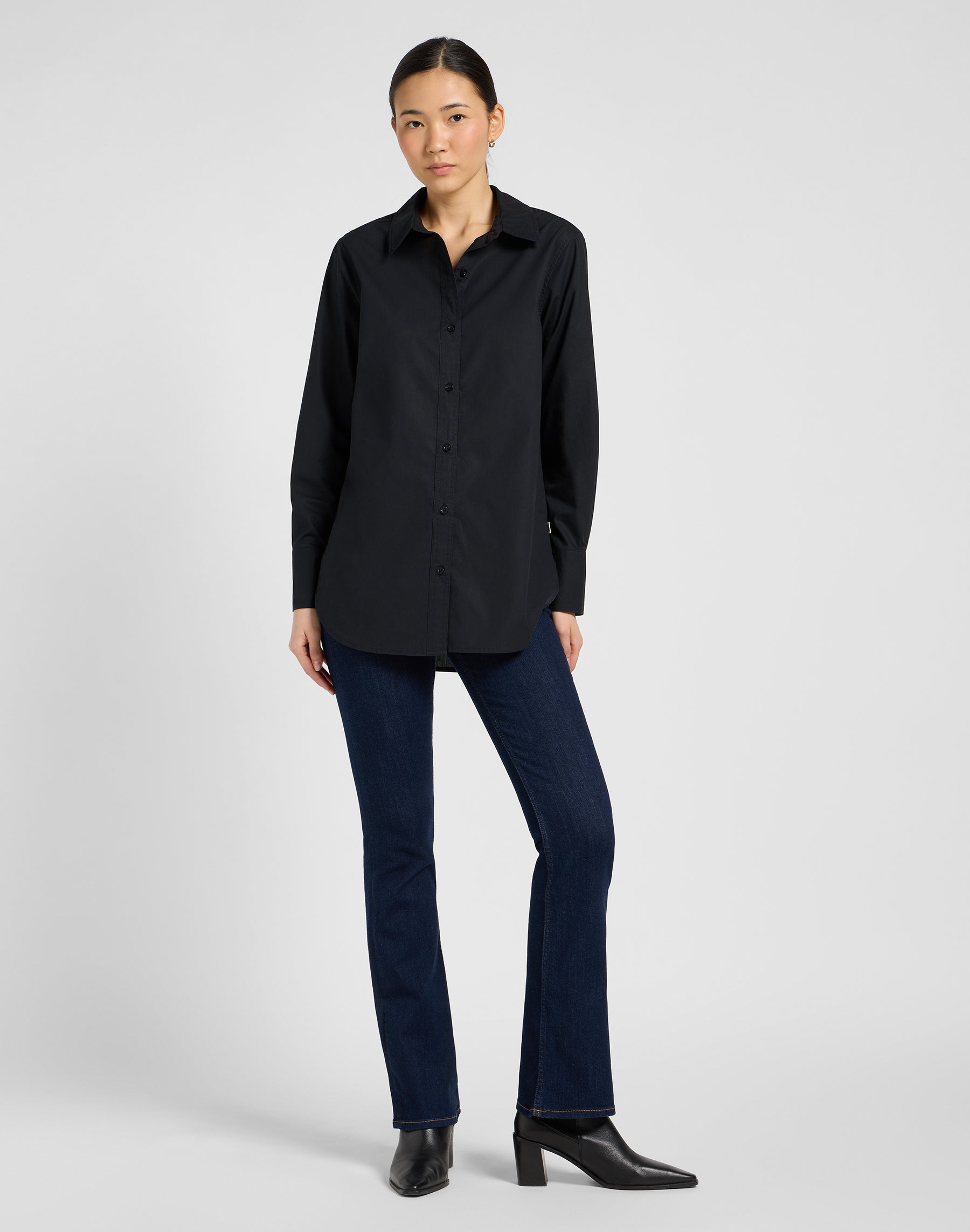 Camicia classica in Unionall Nero Camicie Lee
