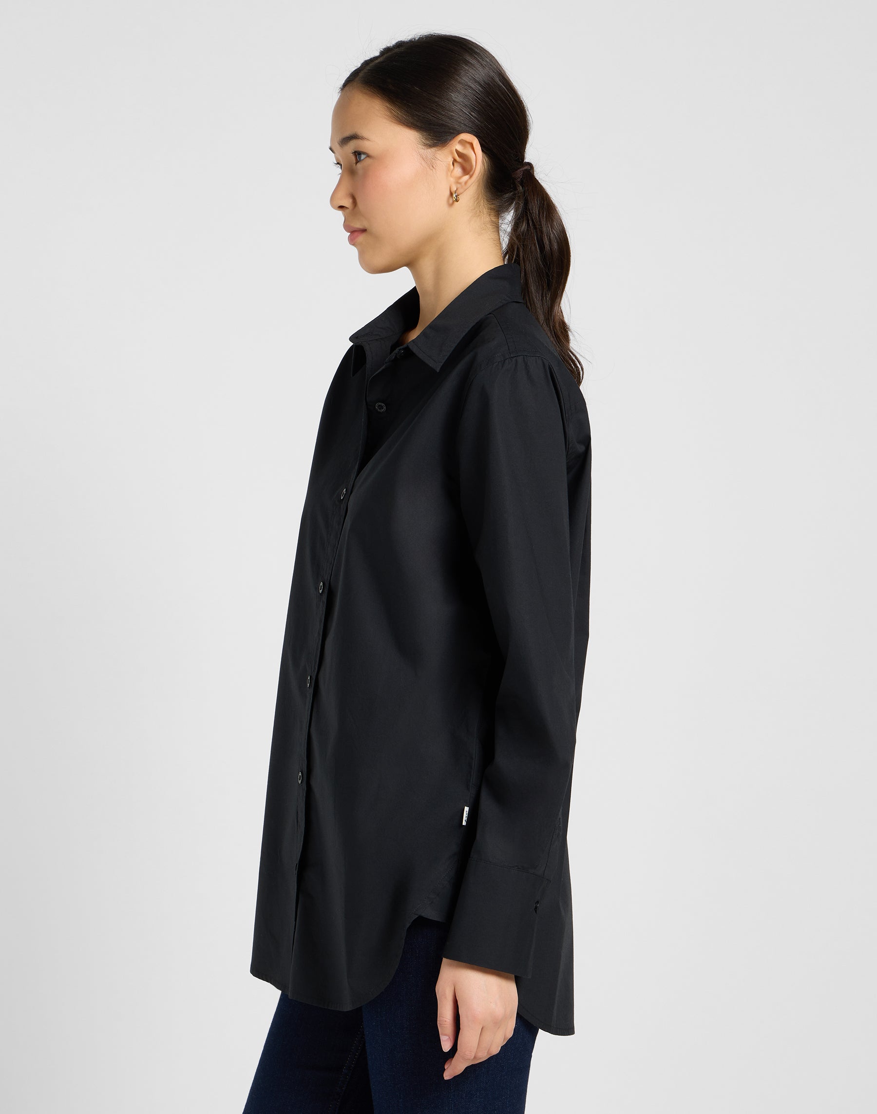 Camicia classica in Unionall Nero Camicie Lee