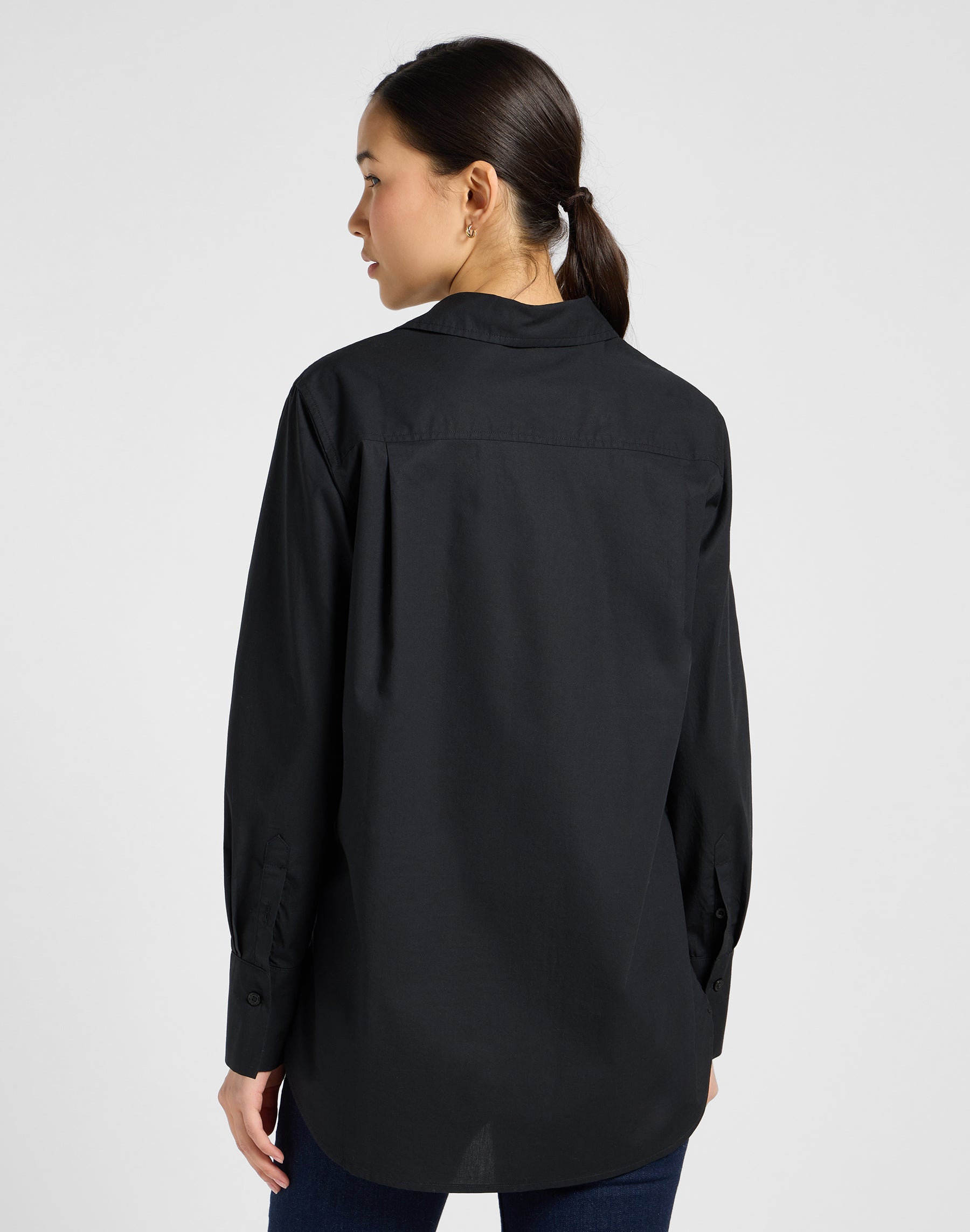 Camicia classica in Unionall Nero Camicie Lee
