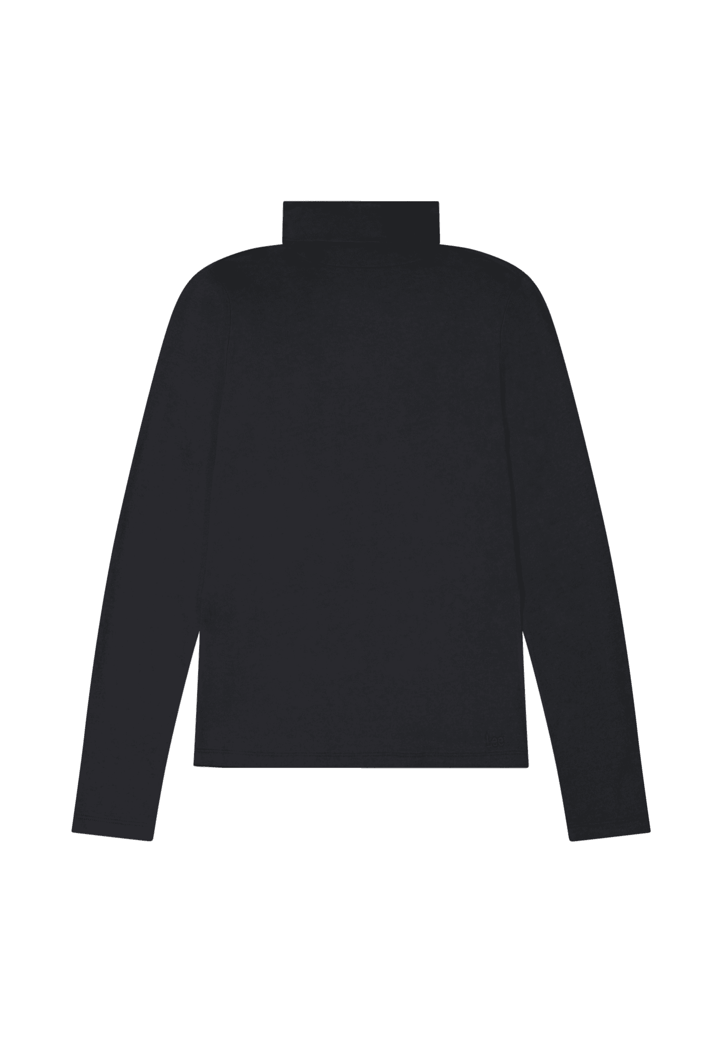 Ls Turtle Neck in Unionall Nero Magliette Lee