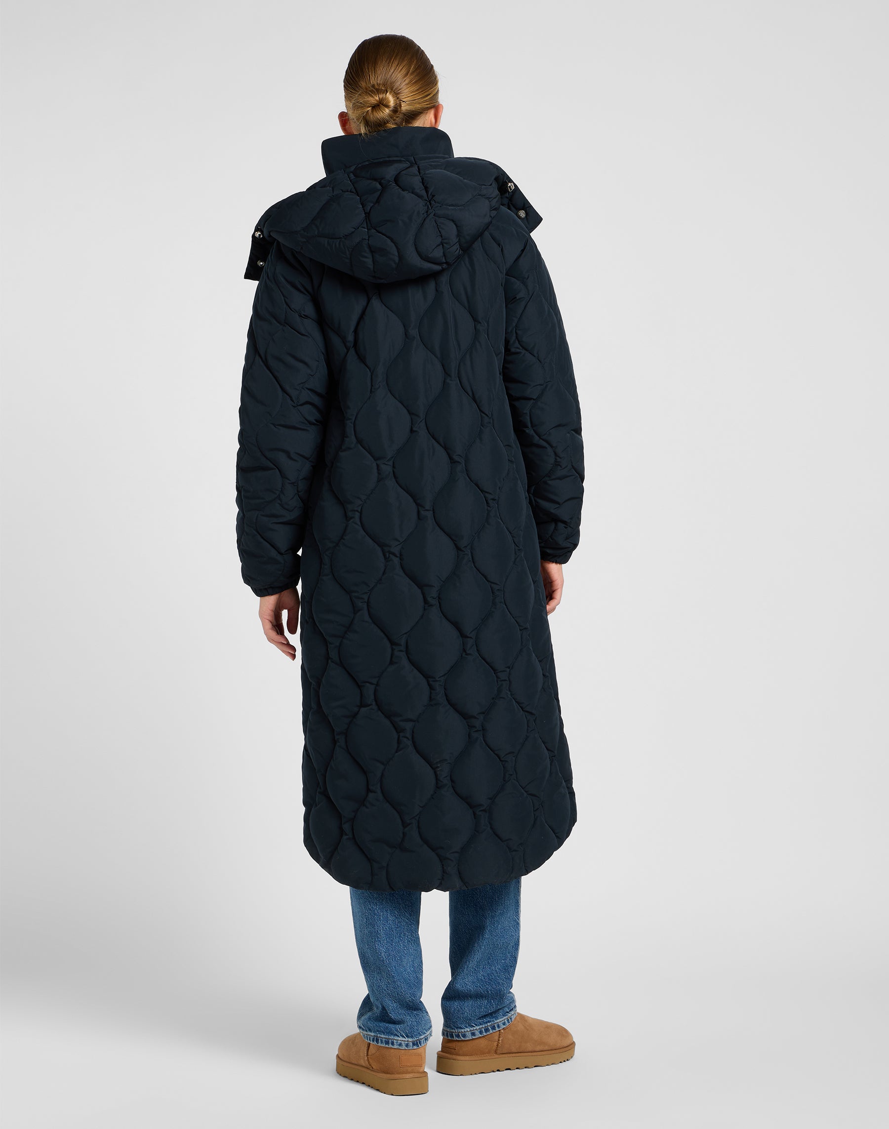 Puffer lungo in Unionall Black Jackets Lee