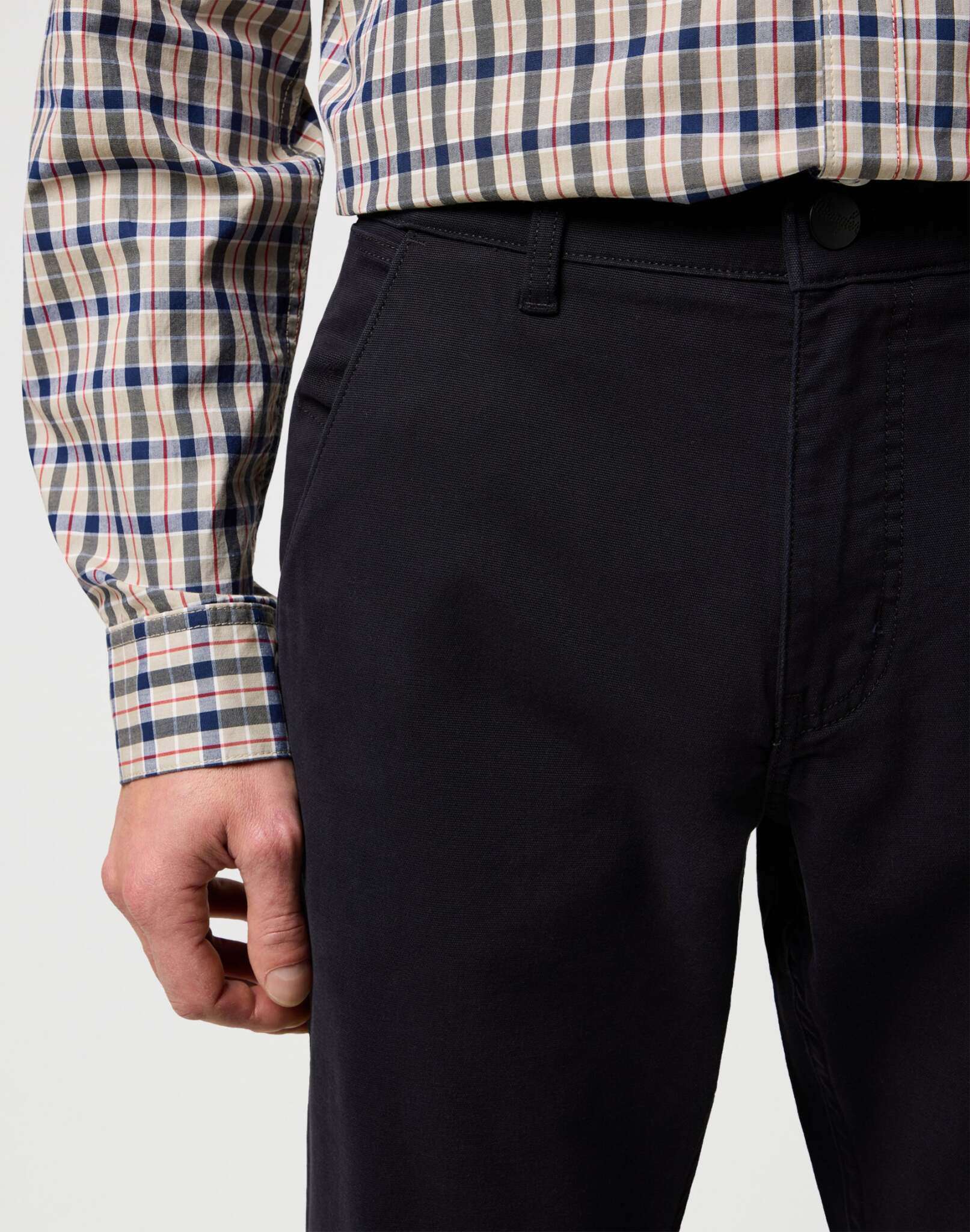 Chino regolare in pantaloni neri Wrangler