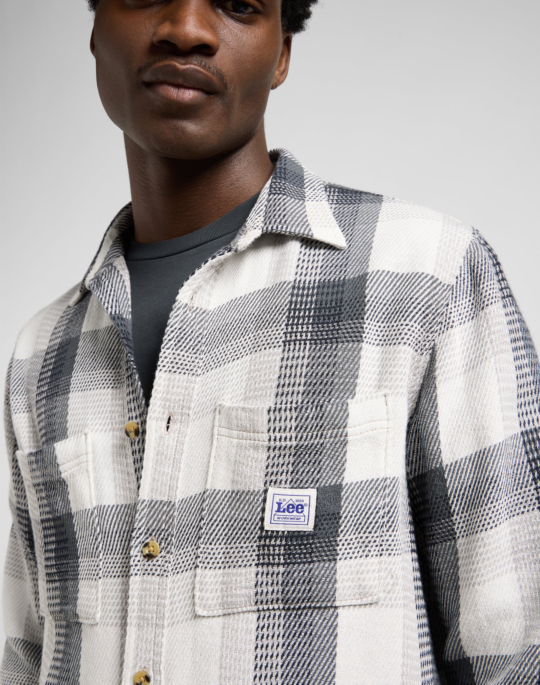 Camicia da lavoro 2.0 in Rebel Navy Camicie a quadri Lee