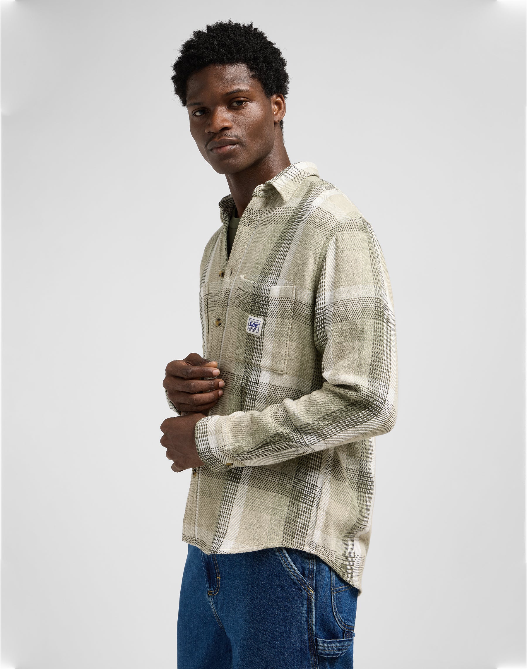 Camicia da lavoro 2.0 in Oak Moss Plaid Shirts Lee
