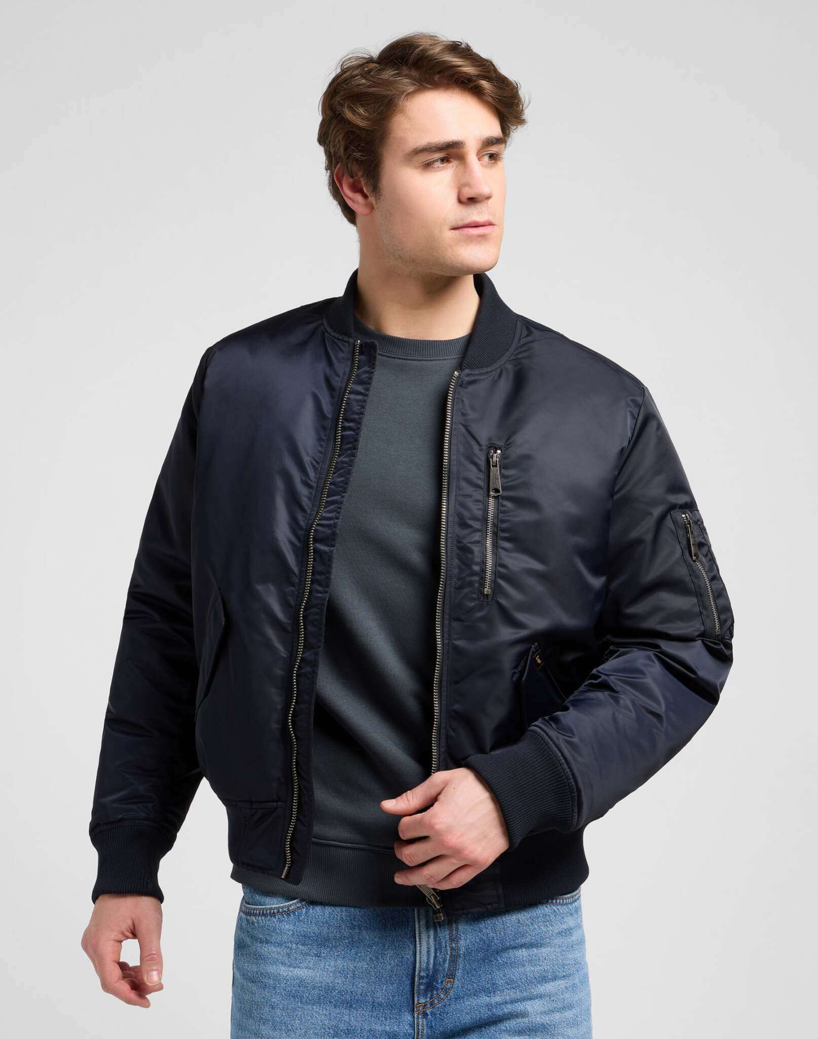 Giacca bomber in Nero Giacche Lee