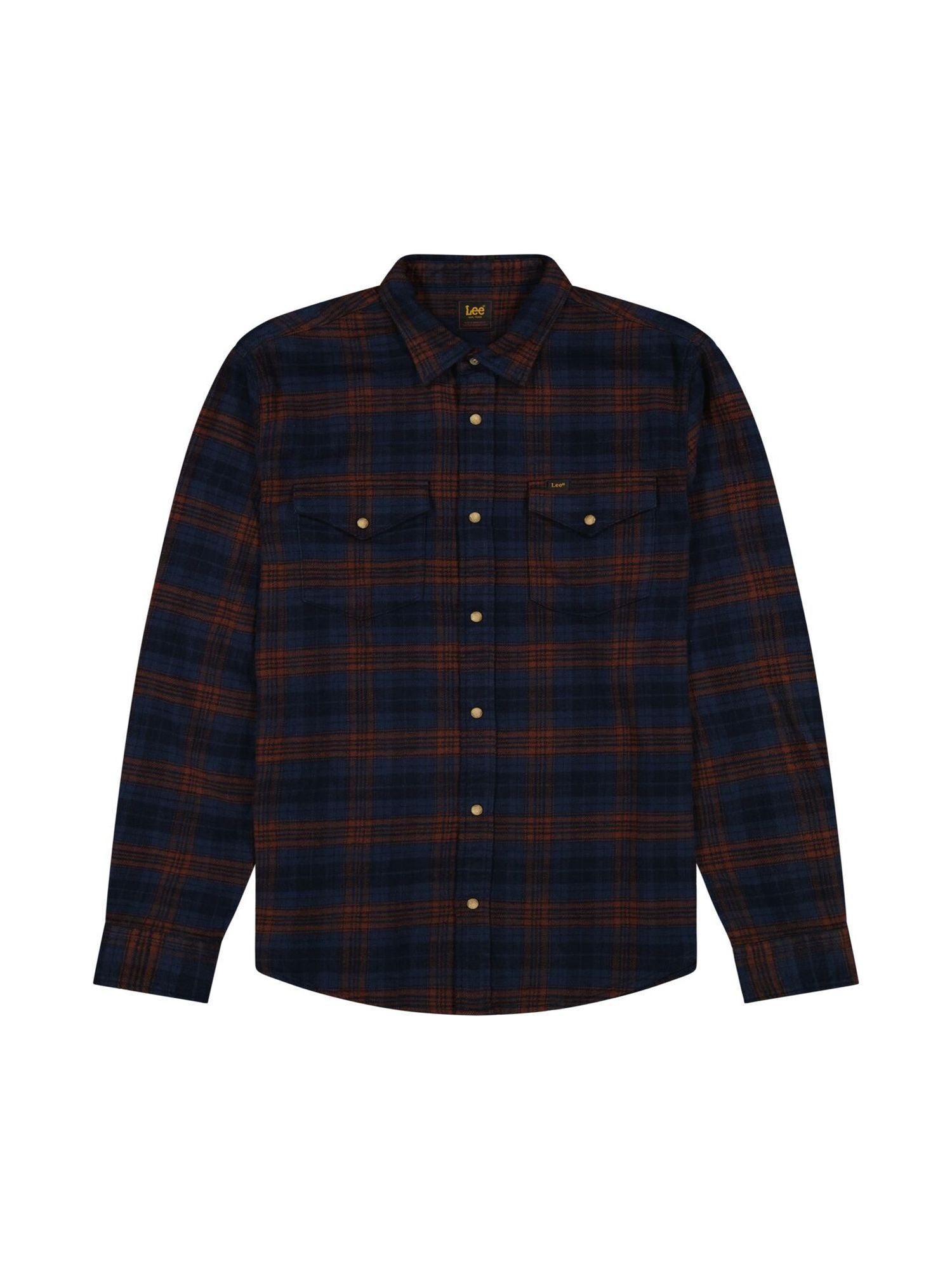 Camicia Clean Western in Luxe Rivet Navy
