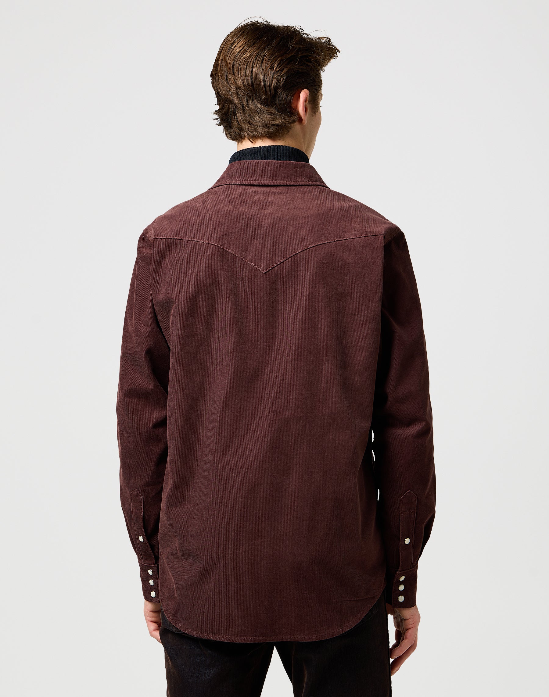 Camicia Western in corda di mogano Camicie Wrangler