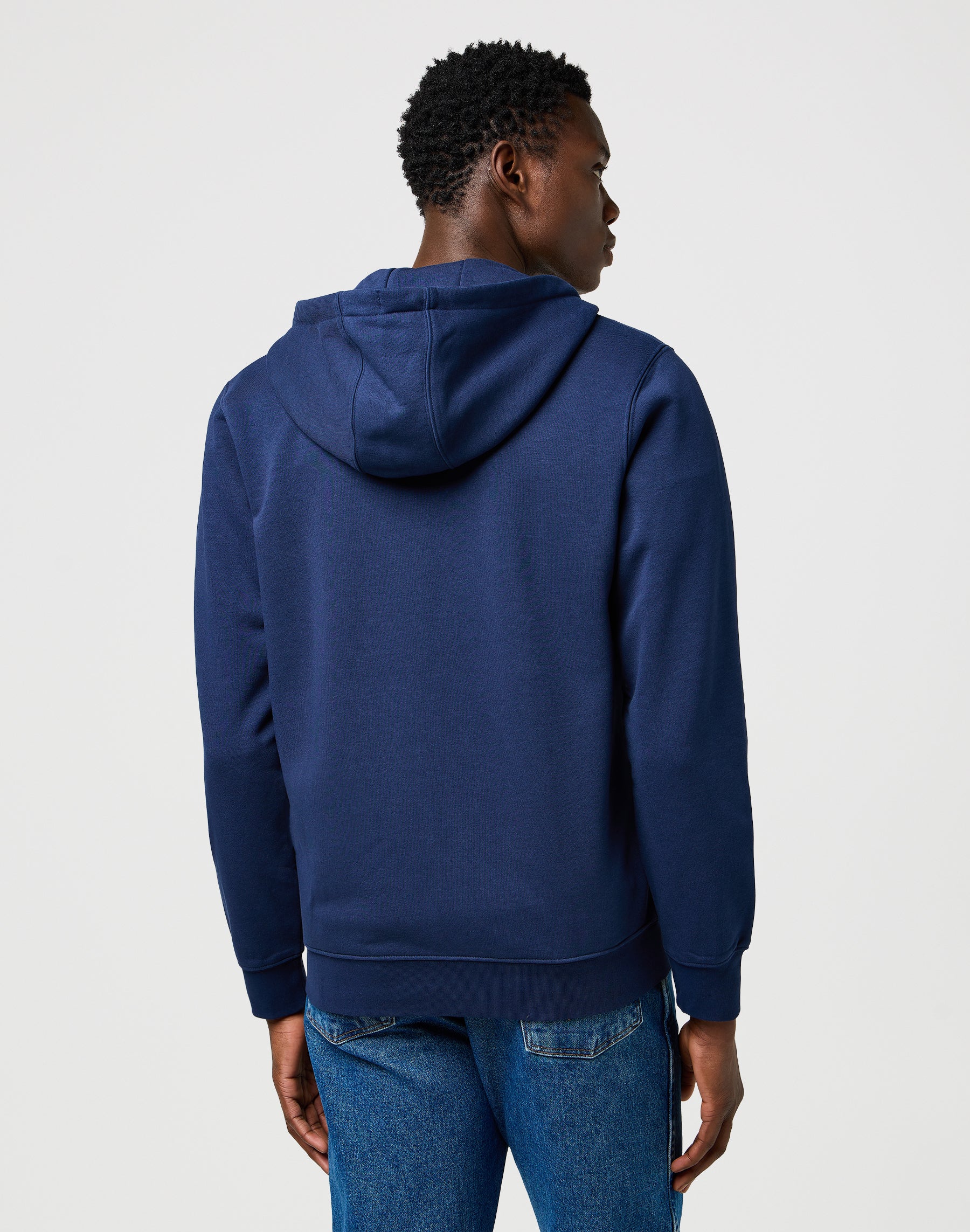 Felpa con cappuccio con zip grafica in giacche di tela Wrangler