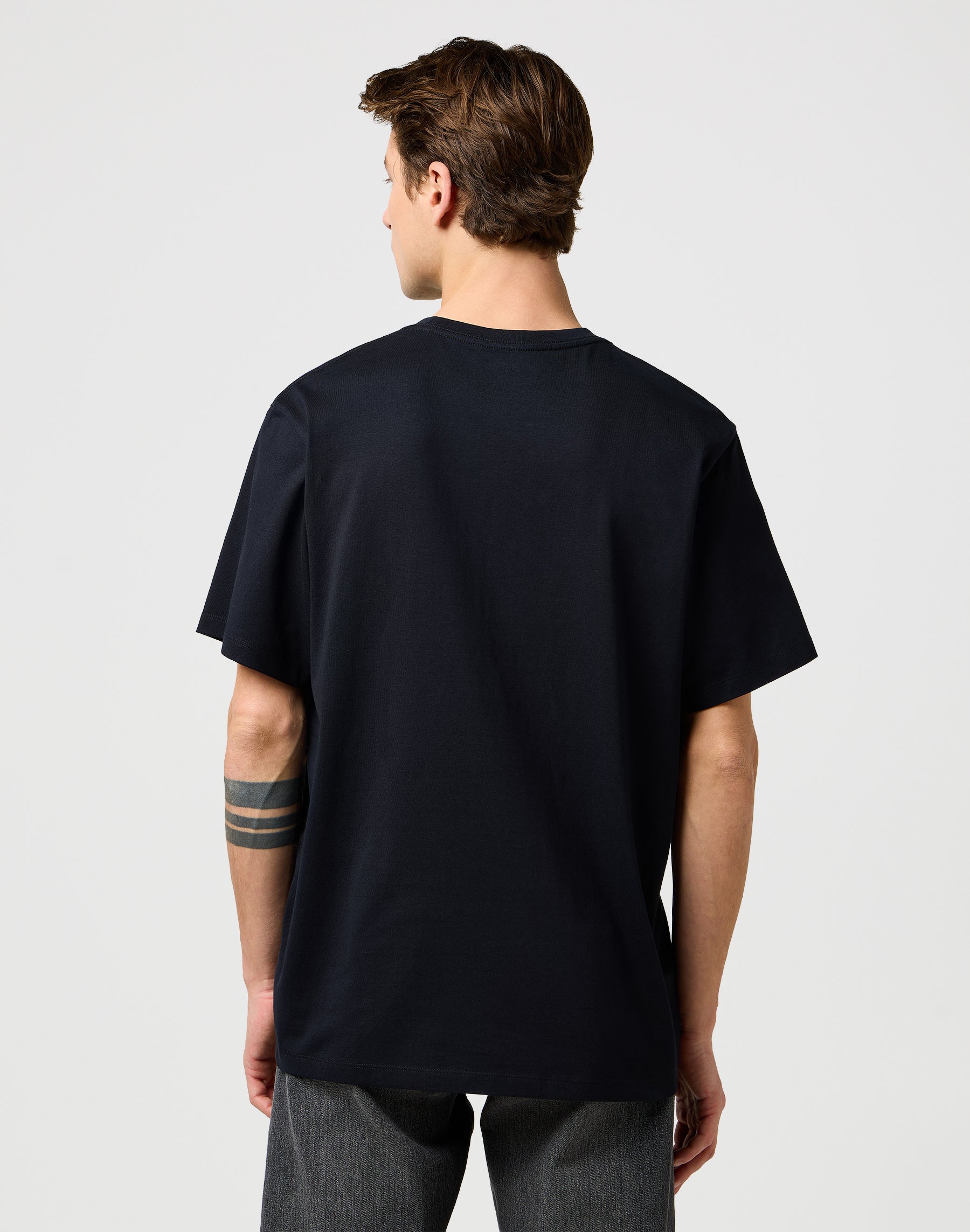 Maglietta con ricamo in nero Magliette Wrangler