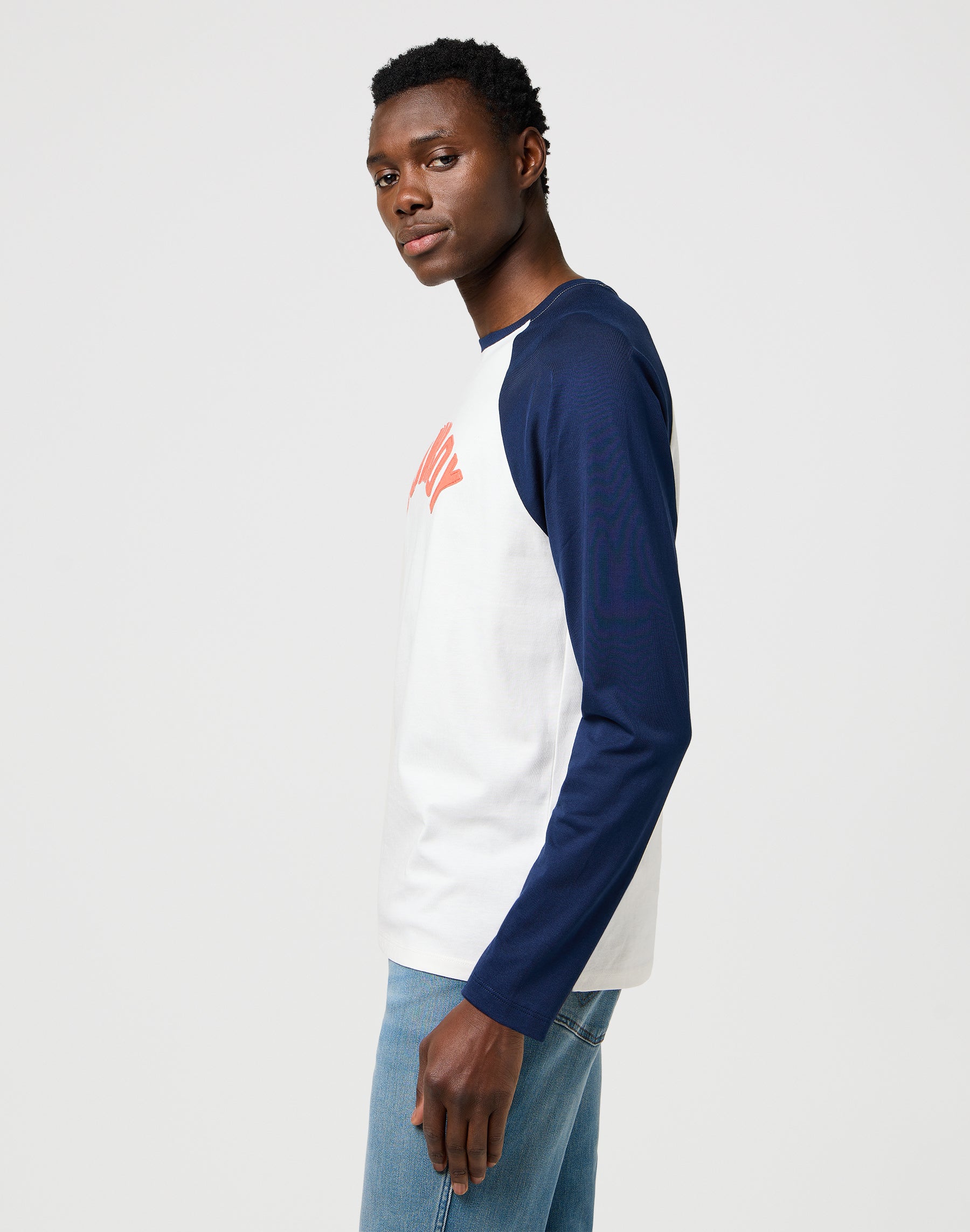 Maglietta da baseball Ls in nero Iris T-Shirt Wrangler
