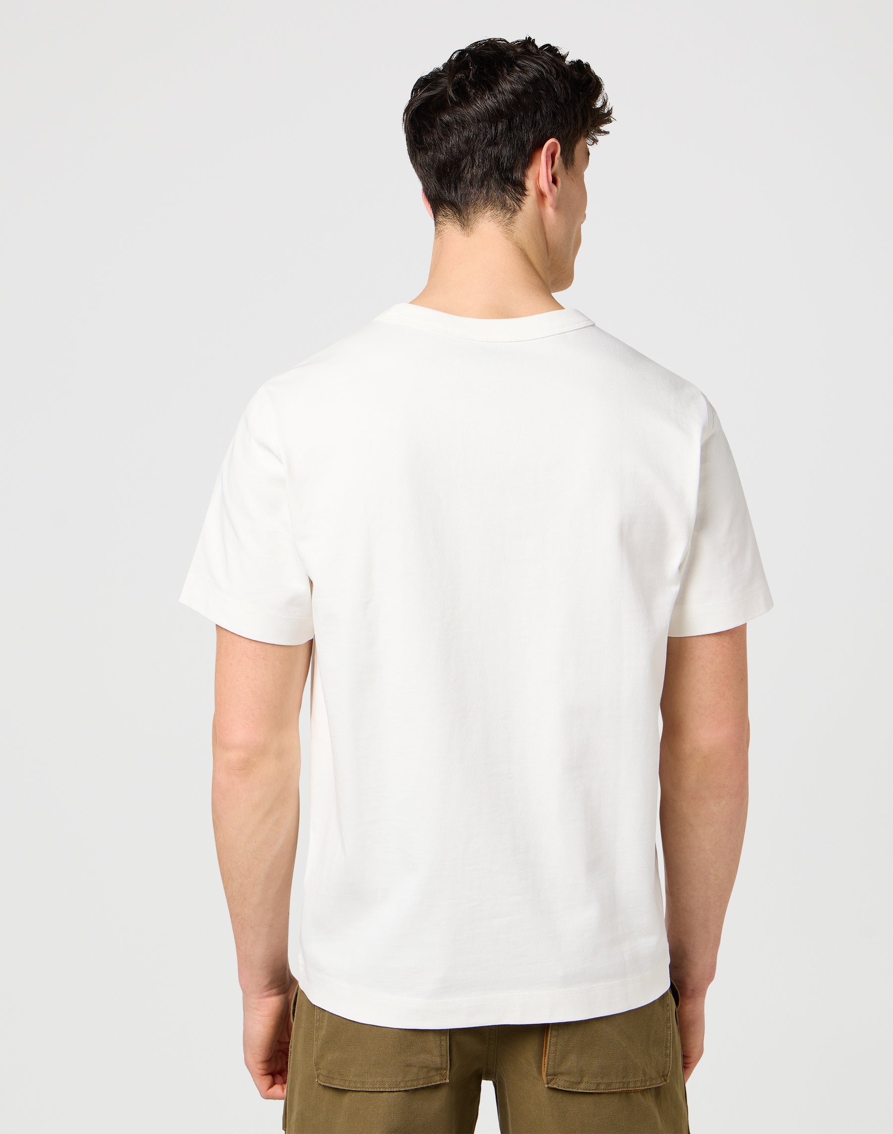 Cj Pocket Tee in Bianco Usato Magliette Wrangler