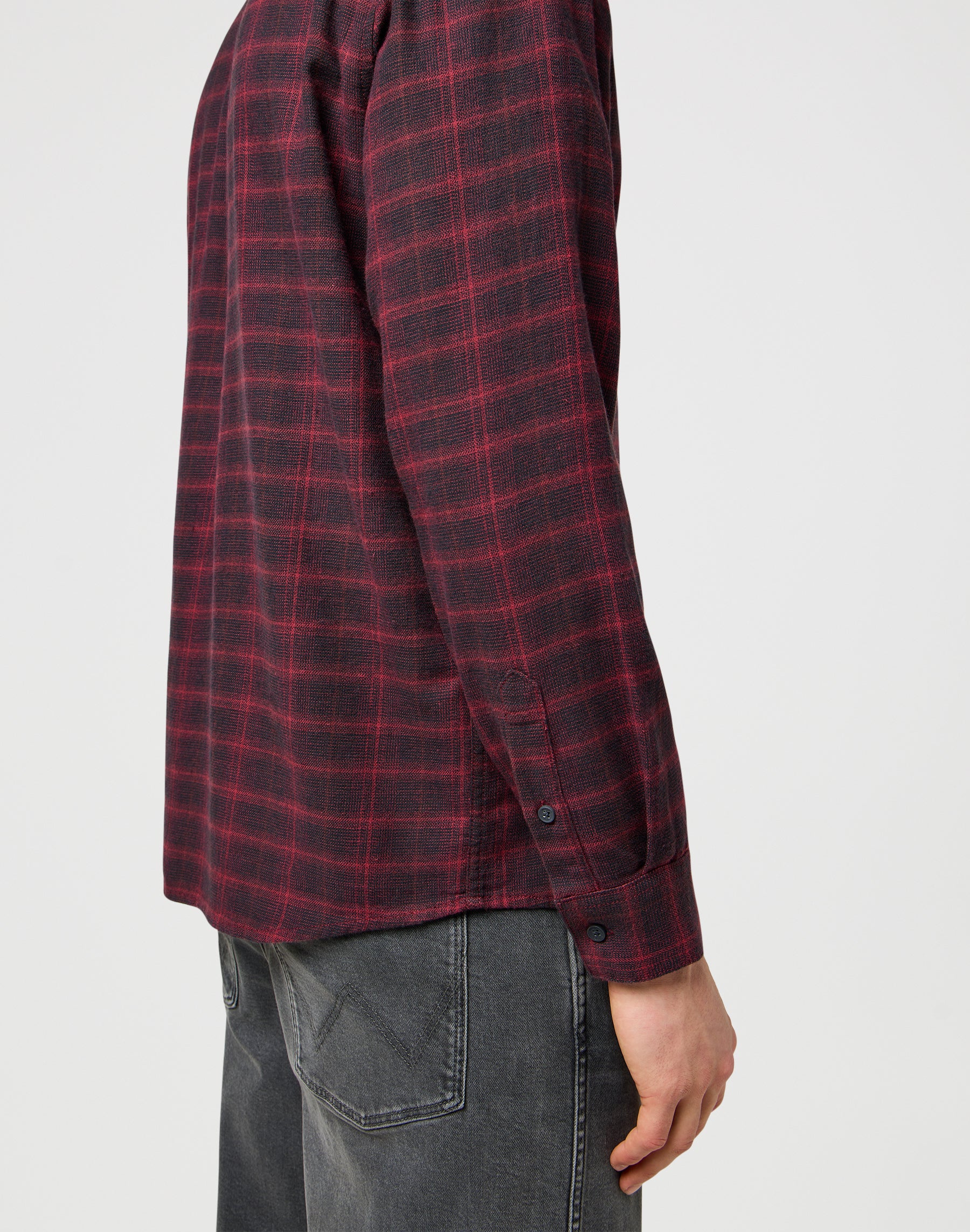 Camicia di flanella da 1 pkt in nero Camicie da vino Wrangler