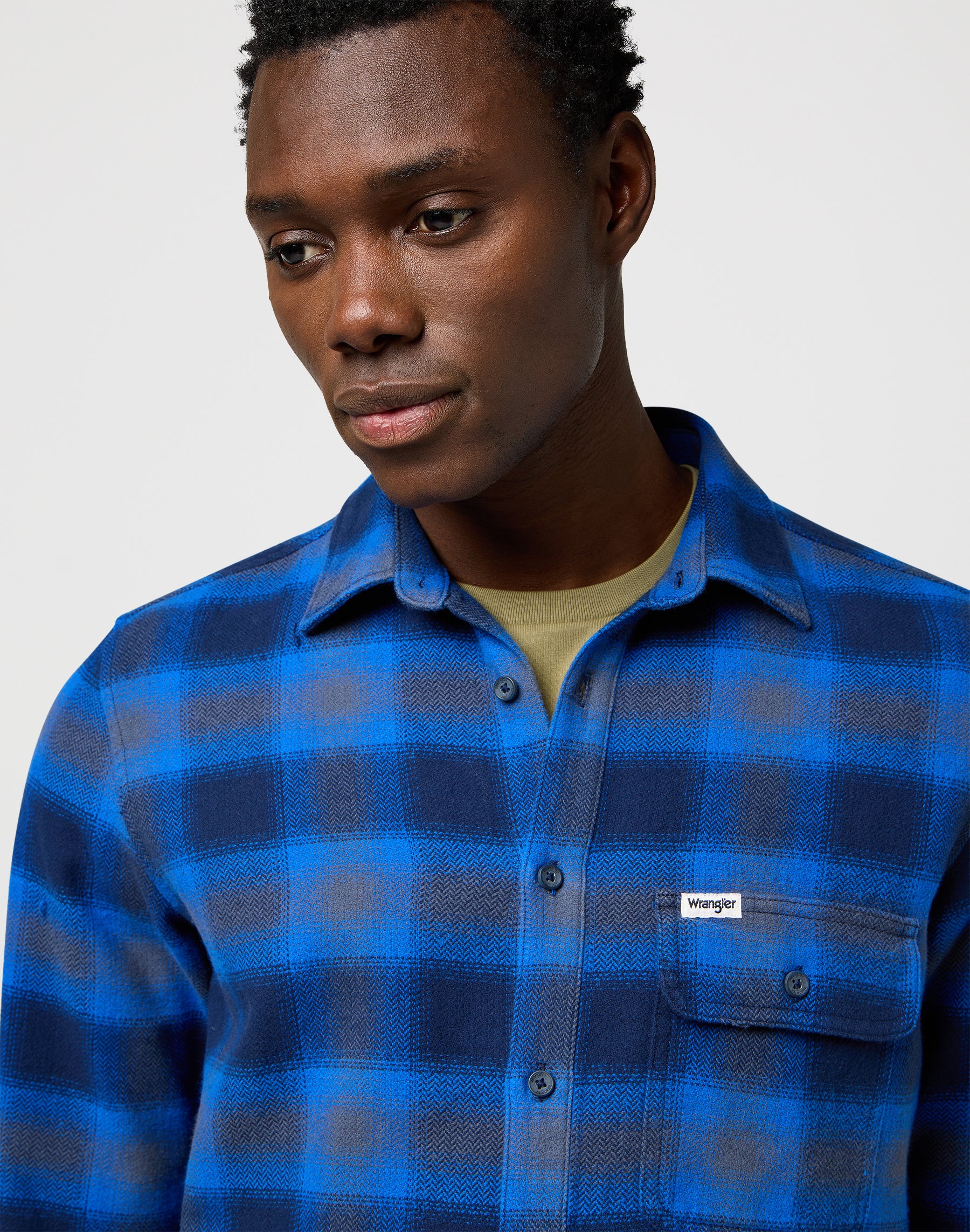 Camicia 1 pkt indaco in camicie indaco ghiaccio Wrangler
