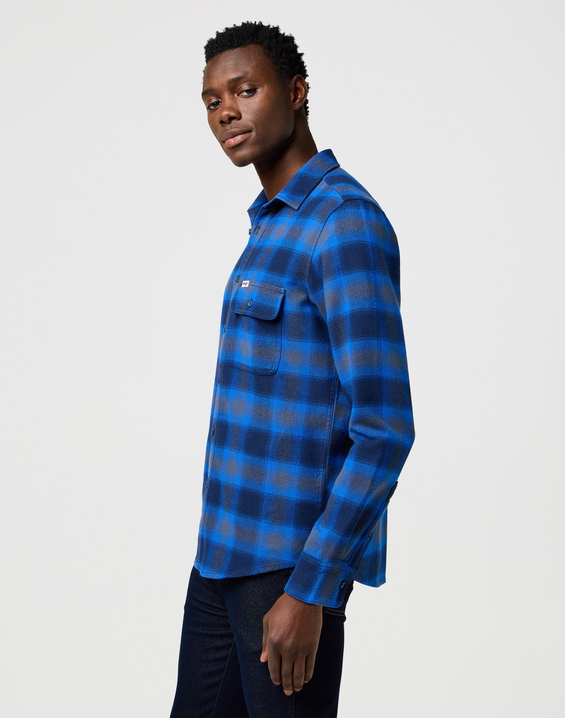 Camicia 1 pkt indaco in camicie indaco ghiaccio Wrangler