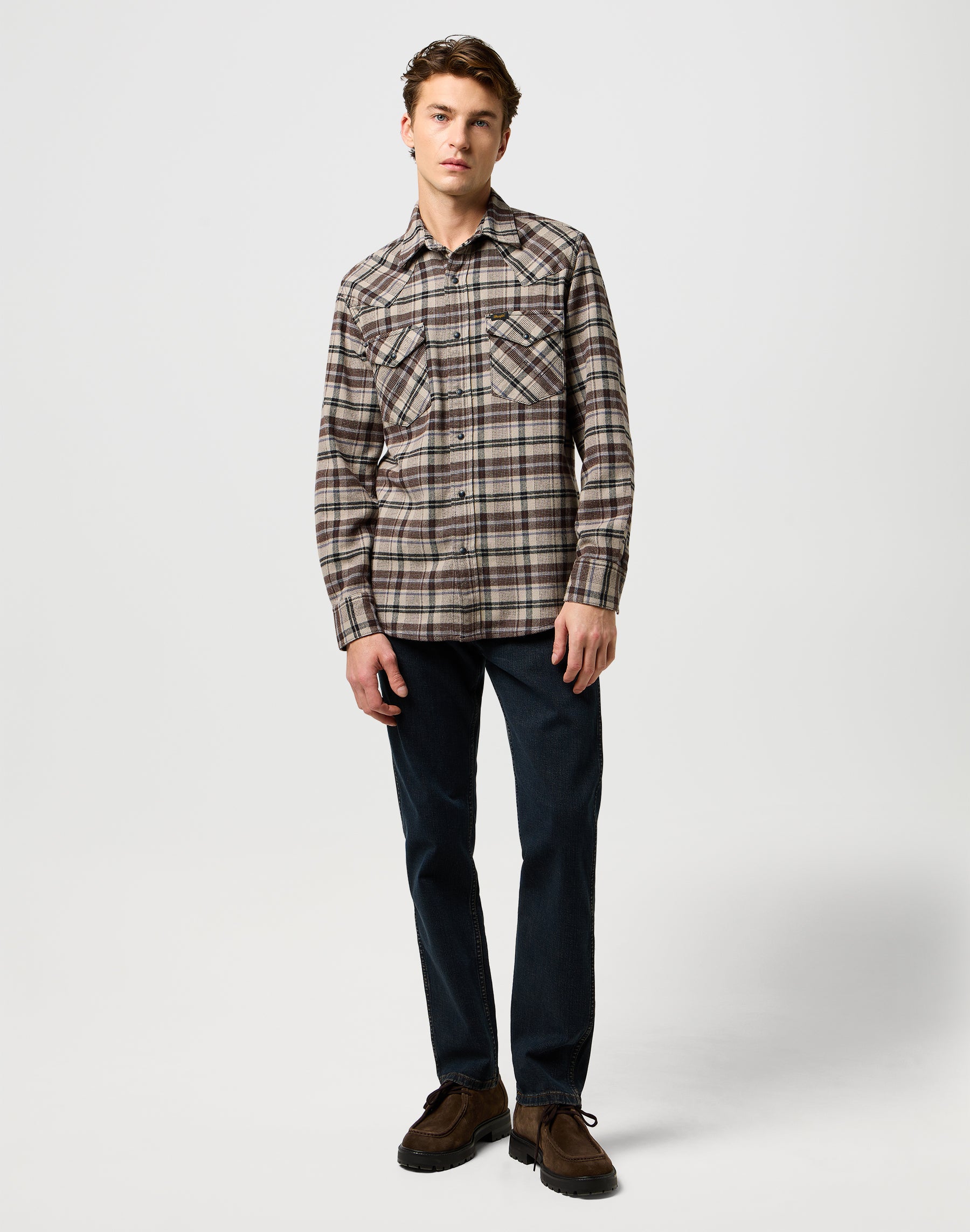 Camicia Western in nero ricco Camicie Wrangler