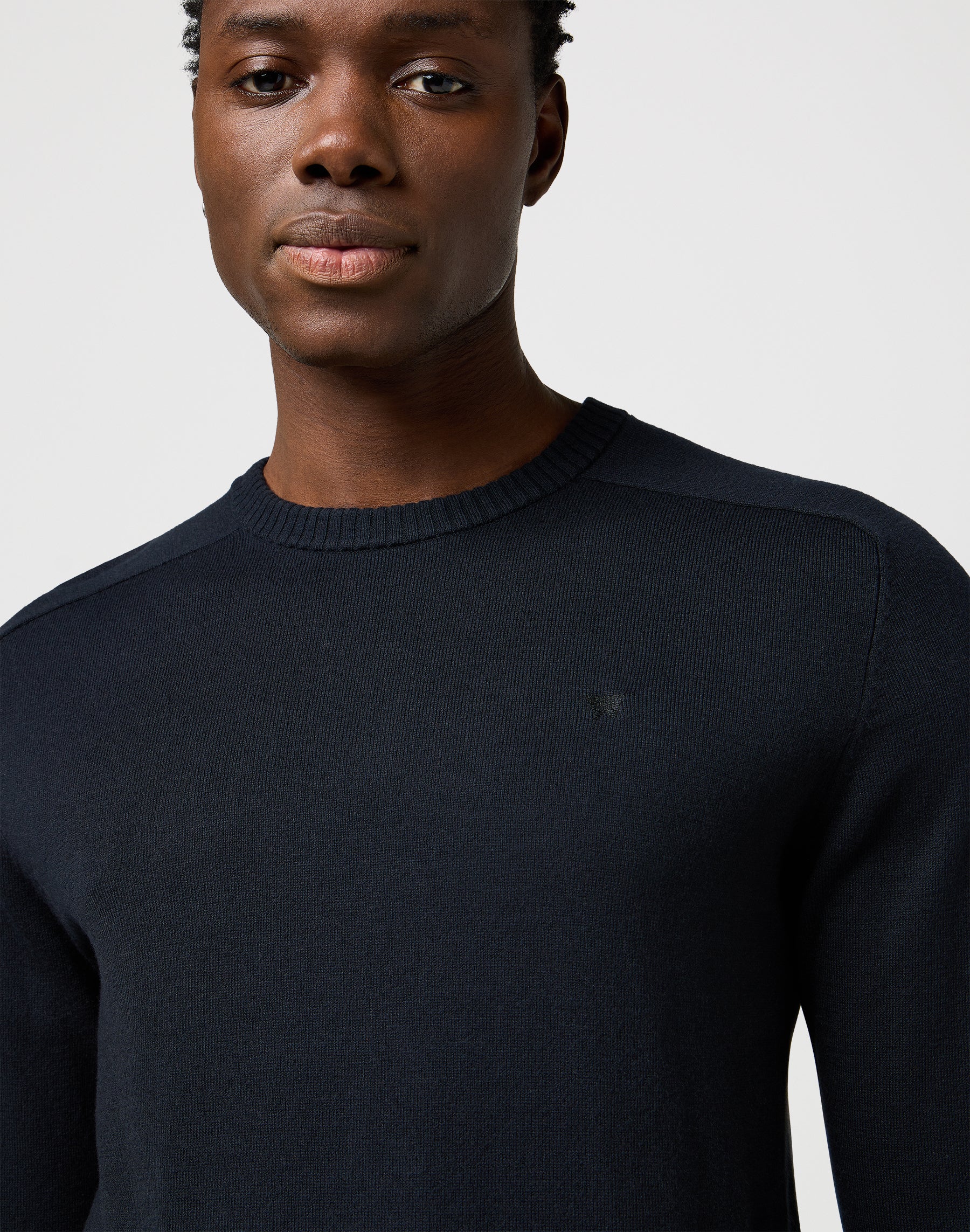 Maglione in maglia nera Maglioni Wrangler