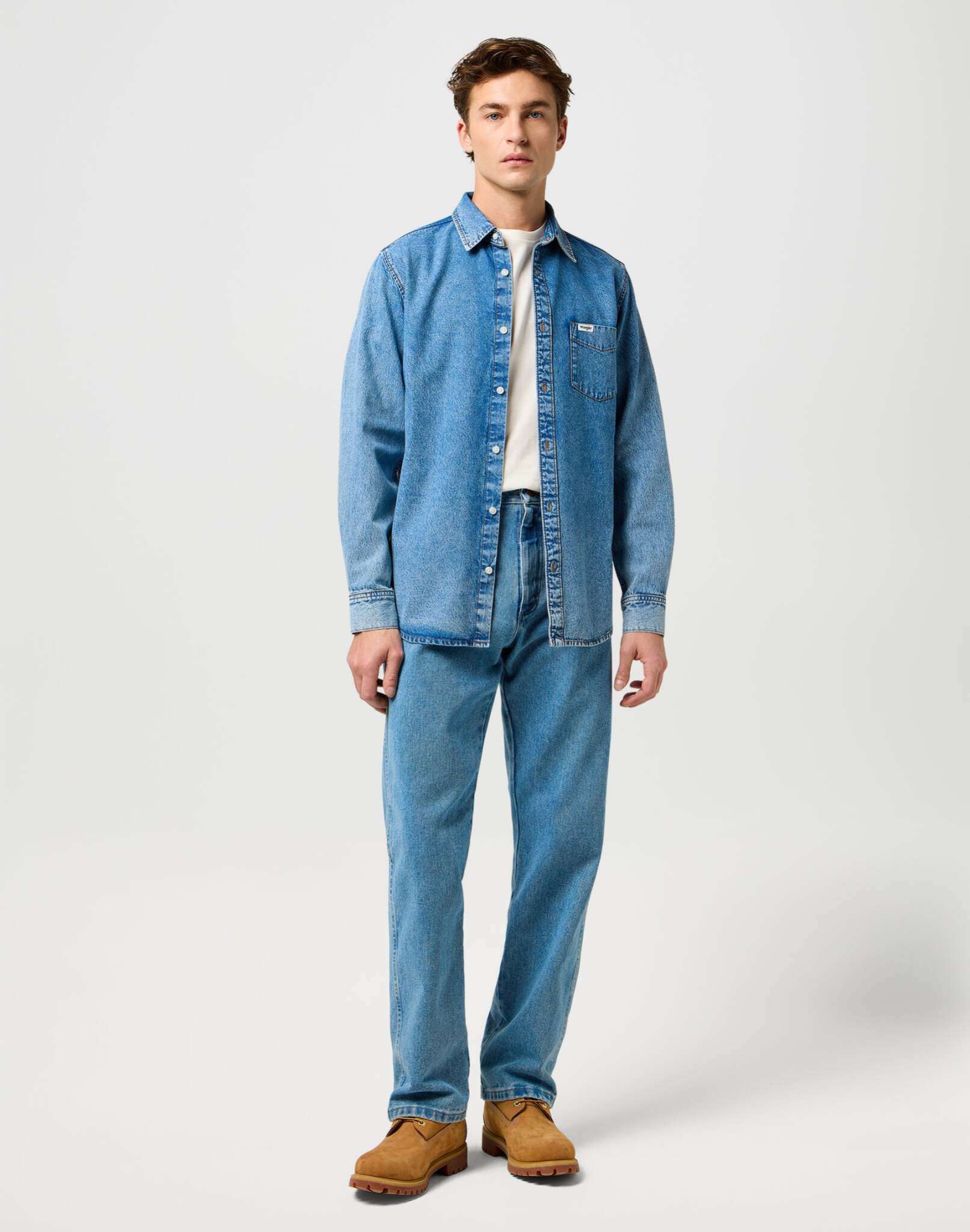 Camicia 1 Pkt in Indigo Valley Camicie Wrangler