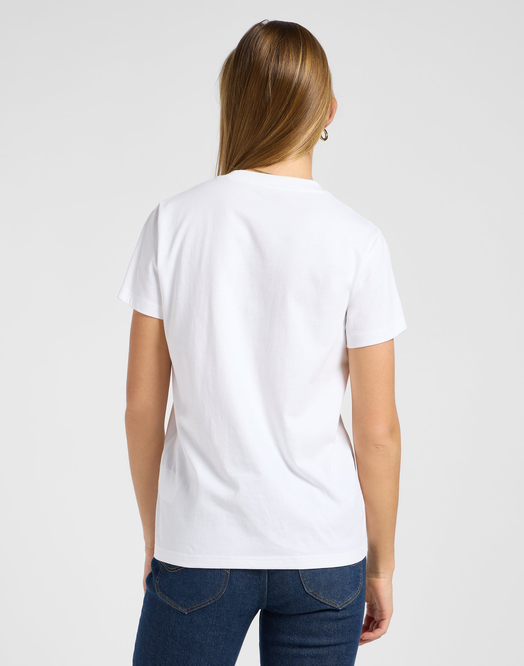 Maglietta grafica piccola 1 in Ecru T-Shirt Lee