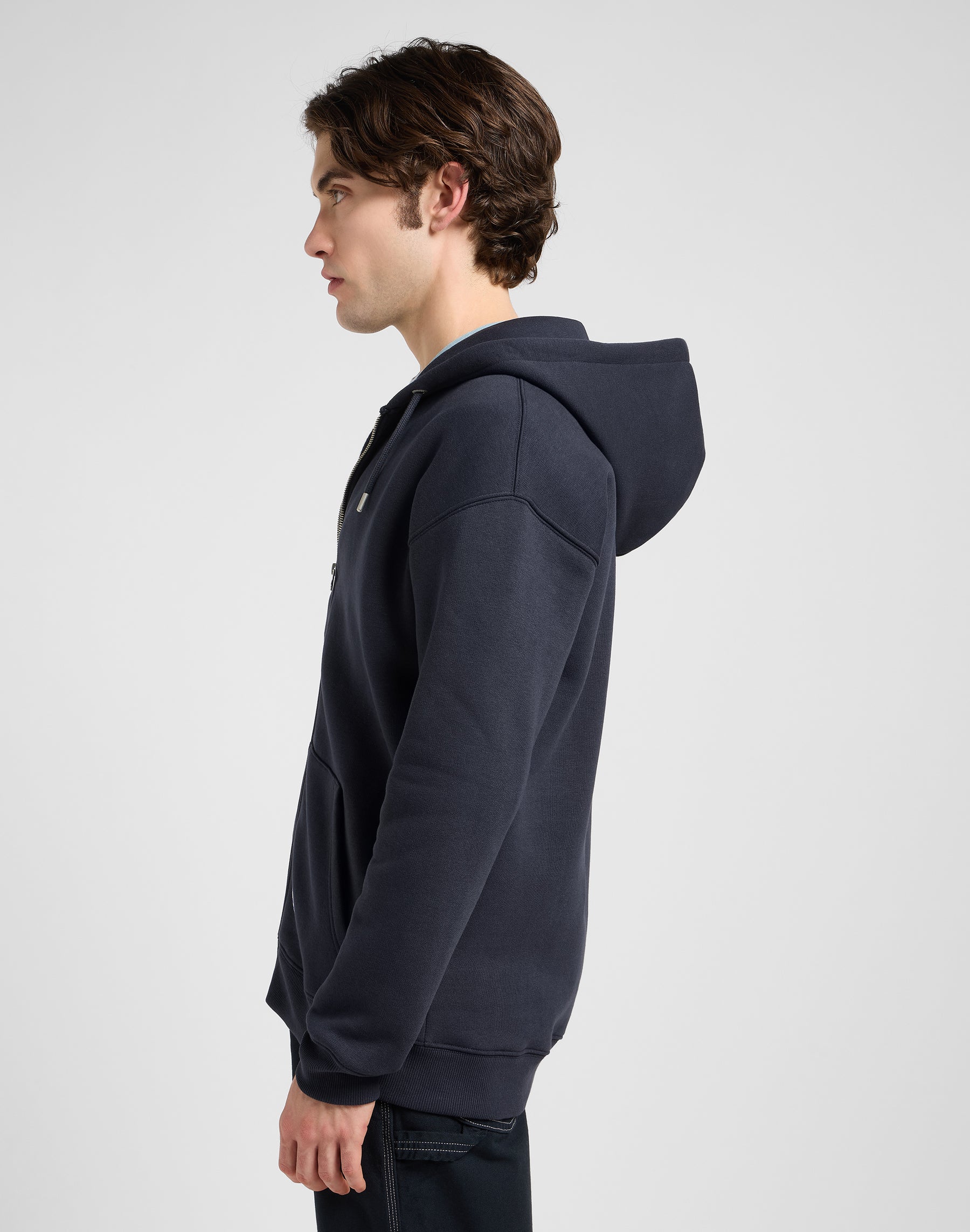Felpa con cappuccio Ww Full Zip in Rebel Navy Sweat Jackets Lee