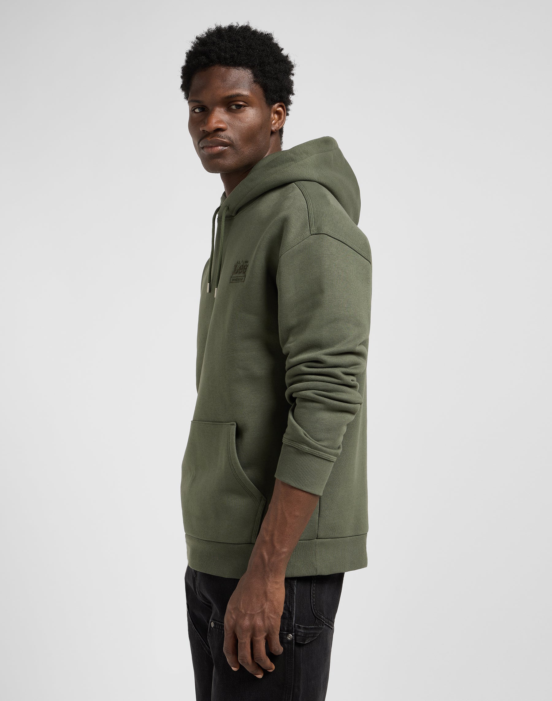 Felpa con cappuccio Ww Essential in Oak Moss Hoodie Lee