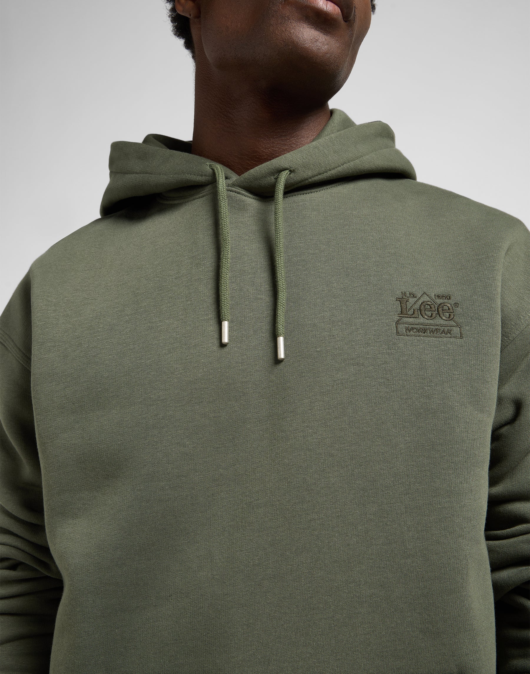 Felpa con cappuccio Ww Essential in Oak Moss Hoodie Lee