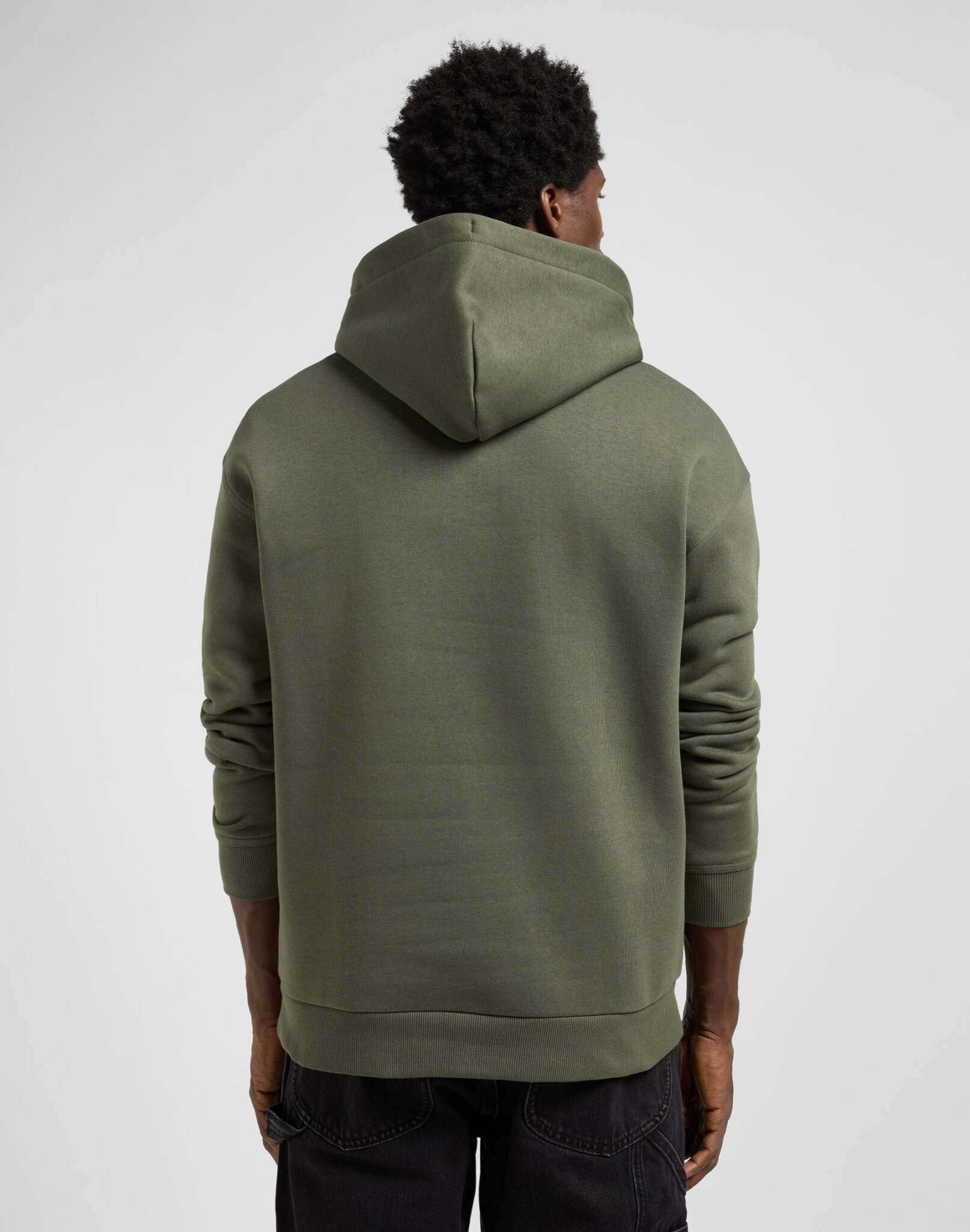 Felpa con cappuccio Ww Essential in Oak Moss Hoodie Lee