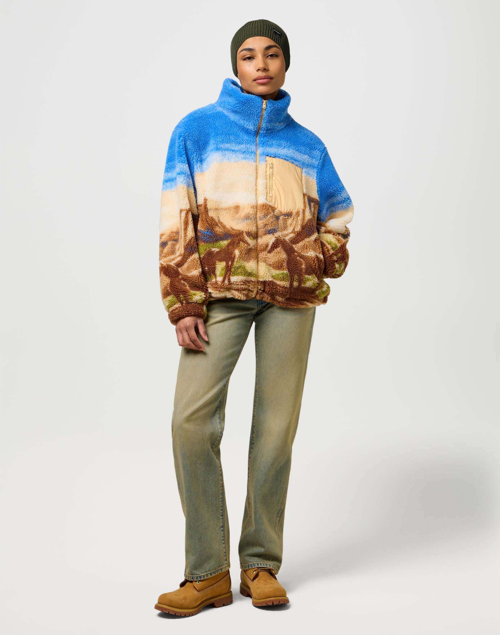 Berretto Easy in verde edera di Wrangler