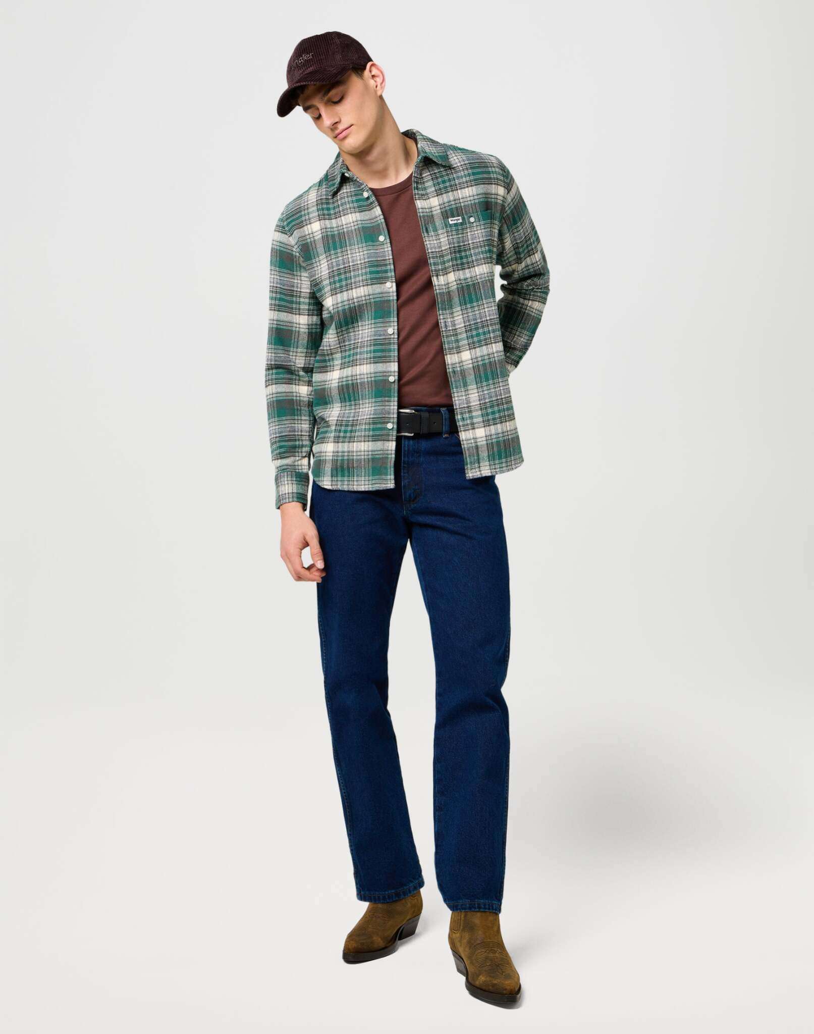 Cappello di velluto a coste in berretto talpa Wrangler