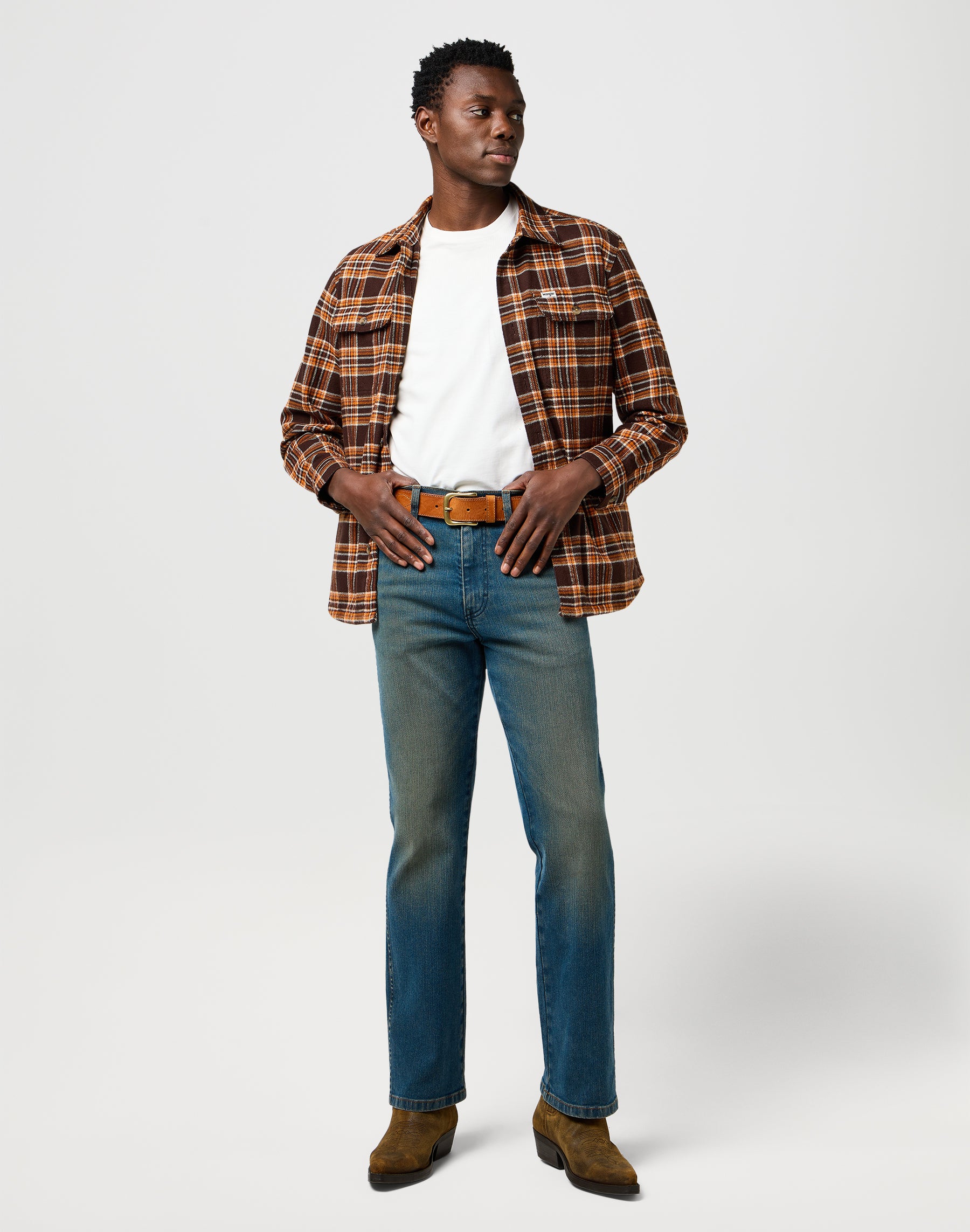 Cintura Western Stitch in Cognac Cintura Wrangler