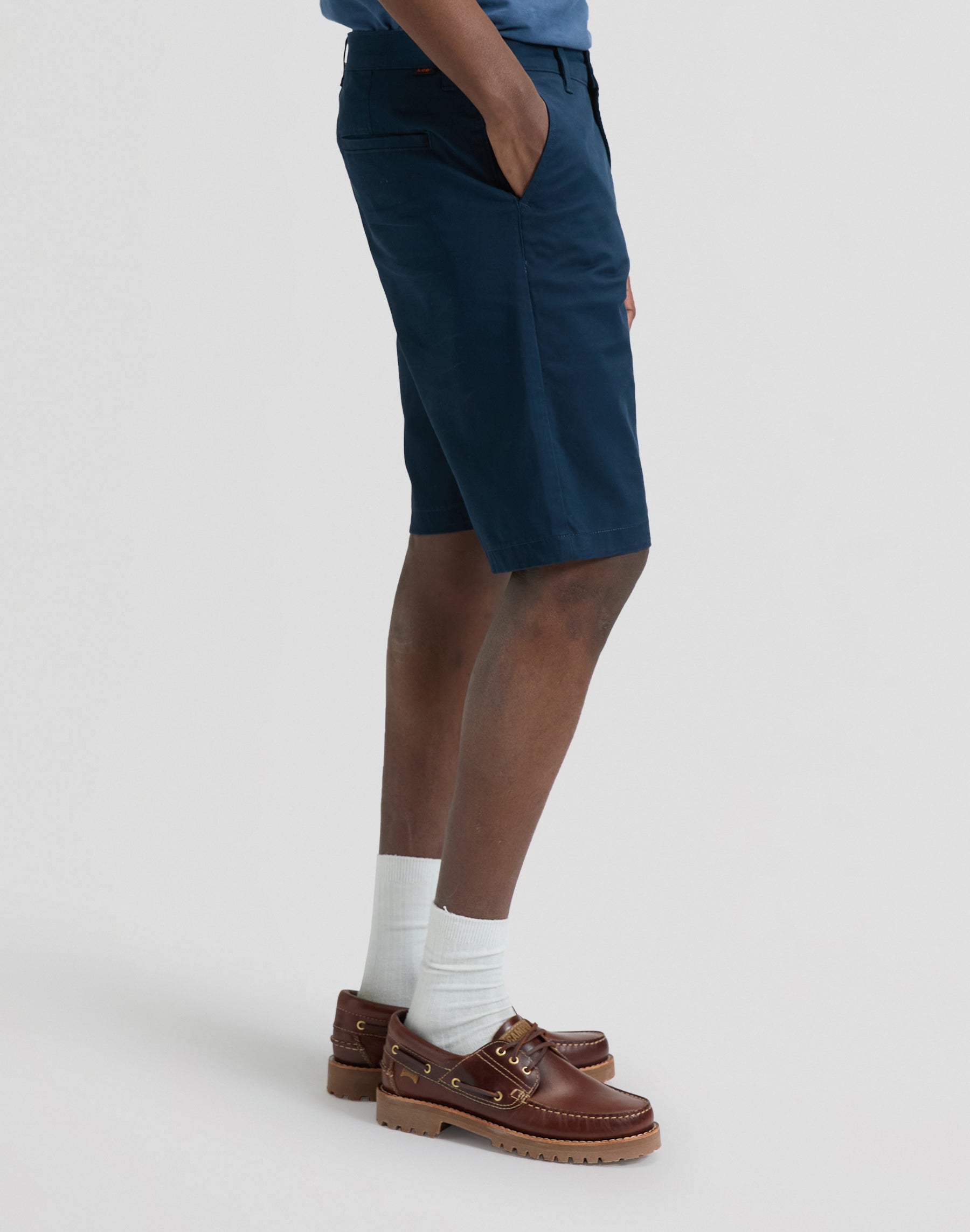 Pantaloncini chino regolari in rivet navy Shorts Lee