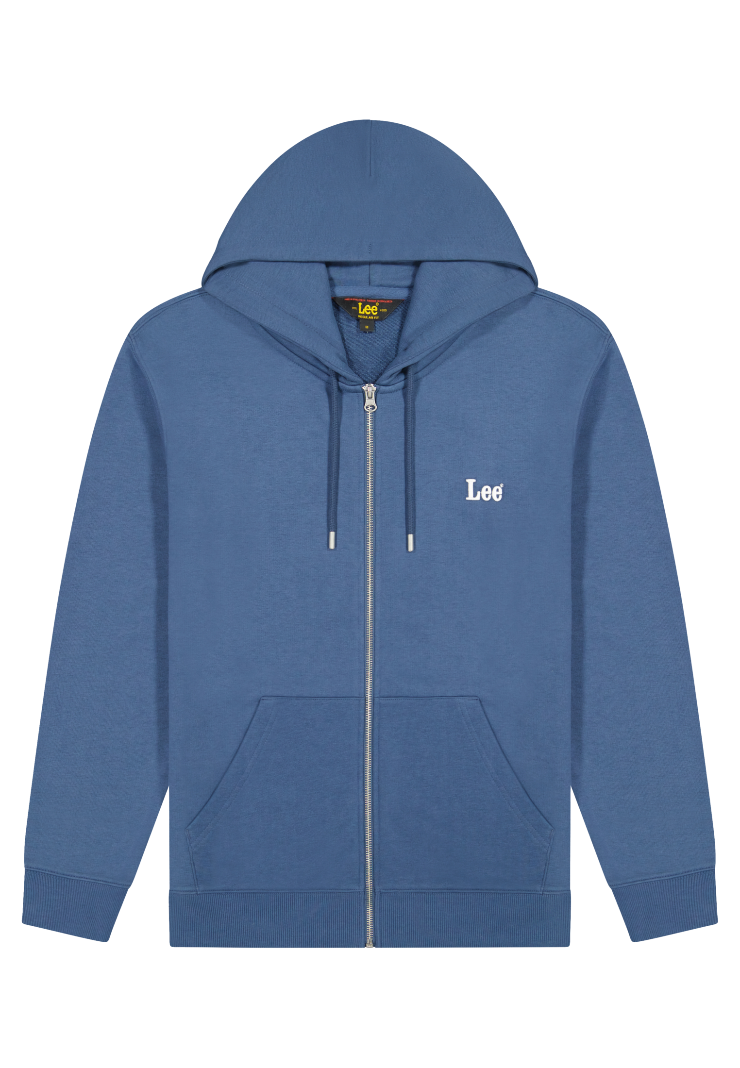 Felpa con cappuccio Ess Lee Zip in blu accademia