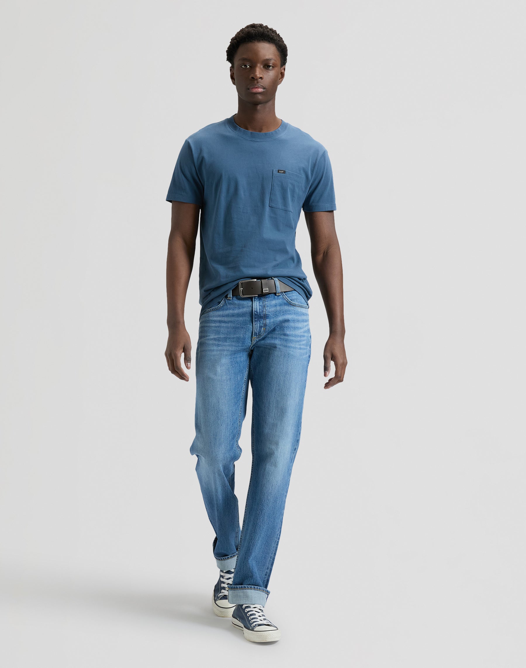 Maglietta Ultimate Pocket in blu accademia