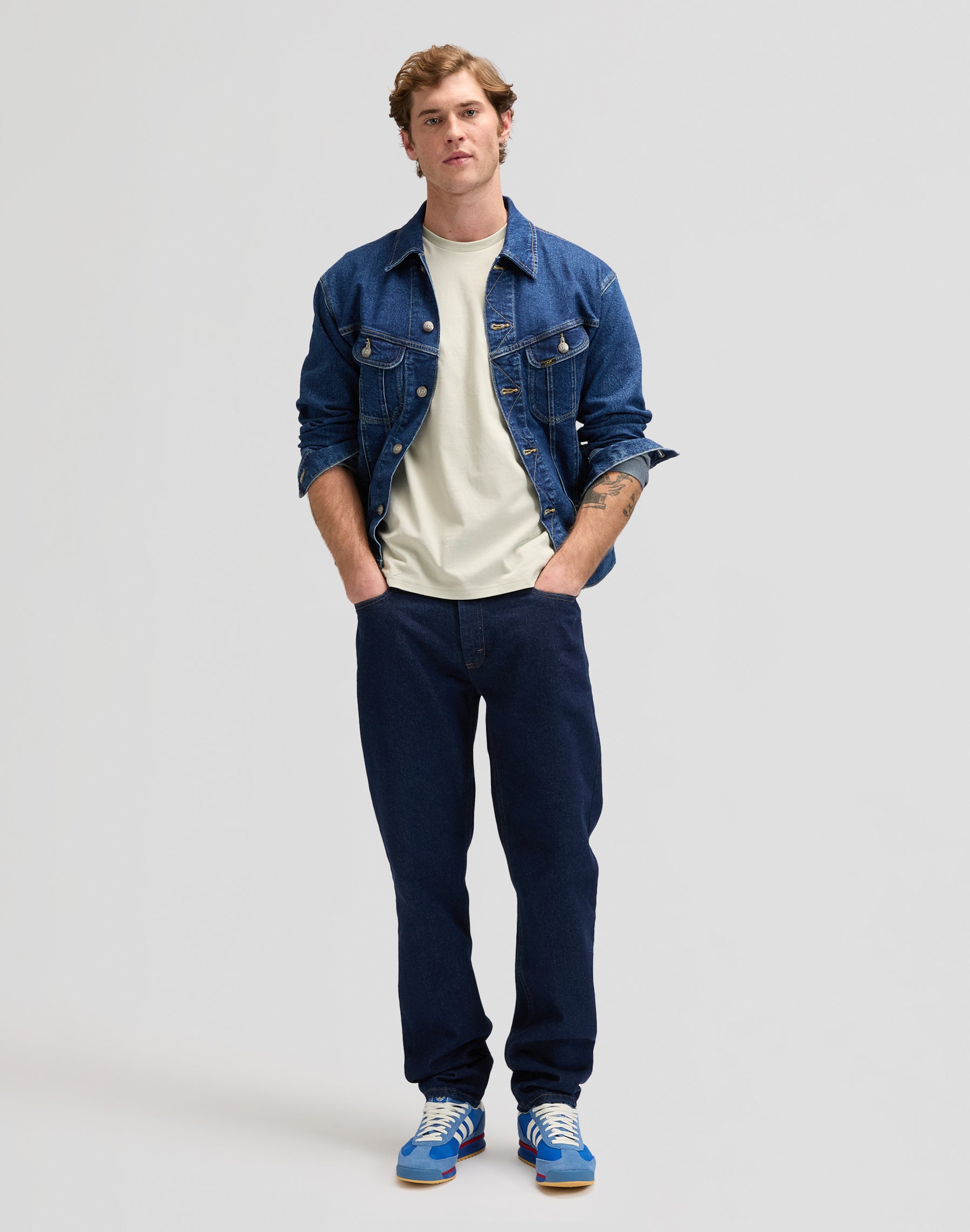 Maglietta con logo Ss Patch in Cove