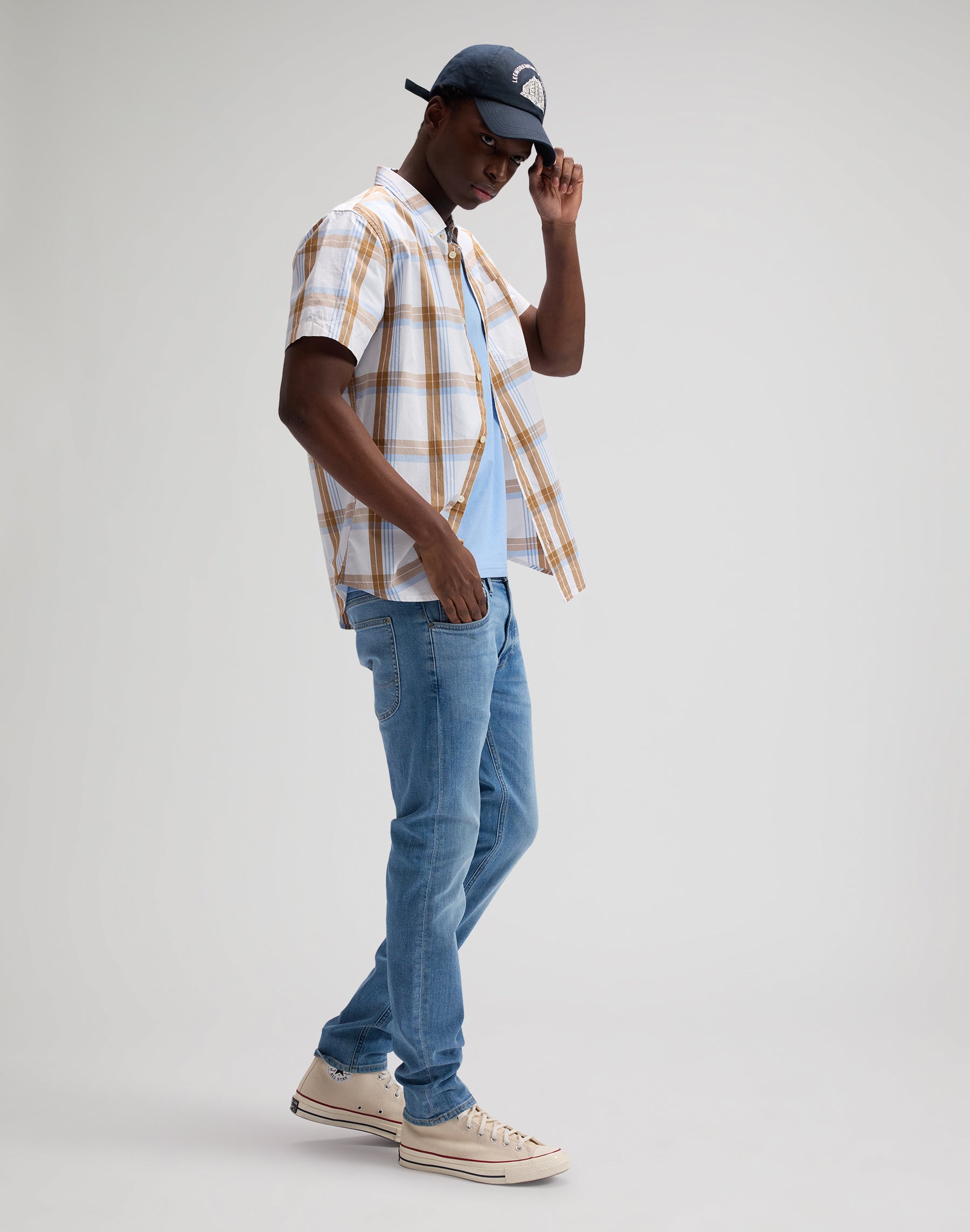 Maglietta con logo Ss Patch in alogeno