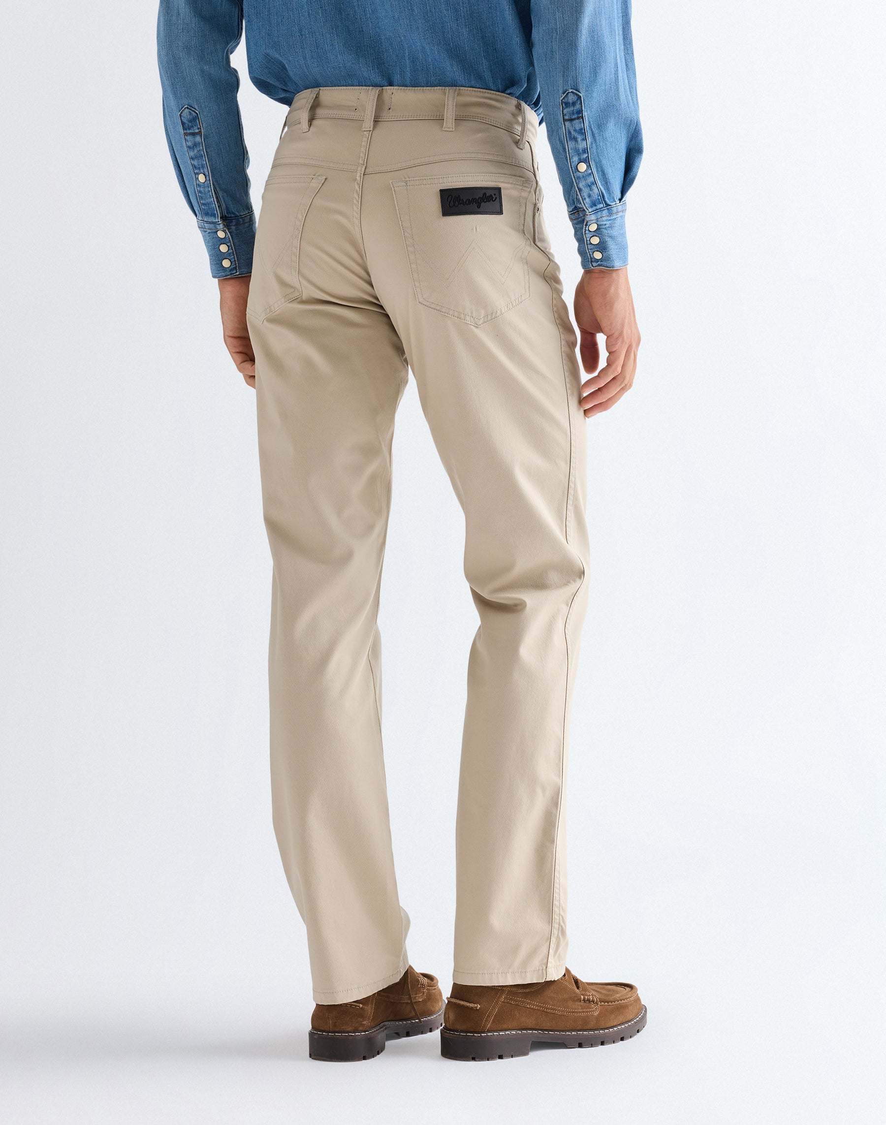 Pantaloni Texas in Plaza Taupe Wrangler