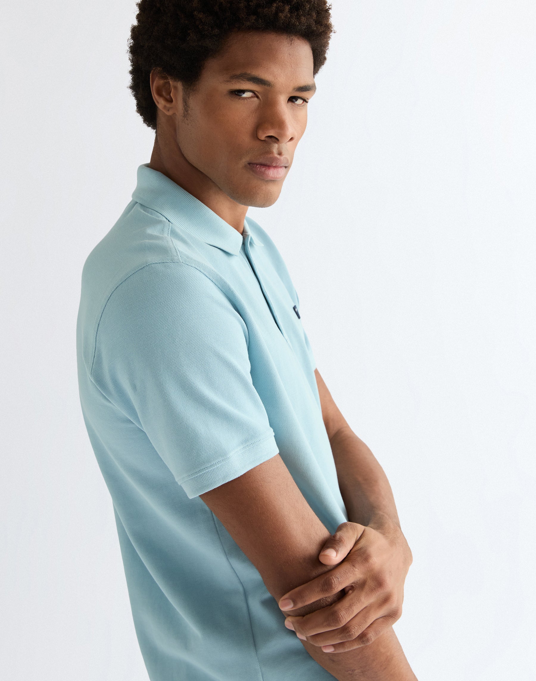 Polo in Forget Me Not T-shirt Wrangler