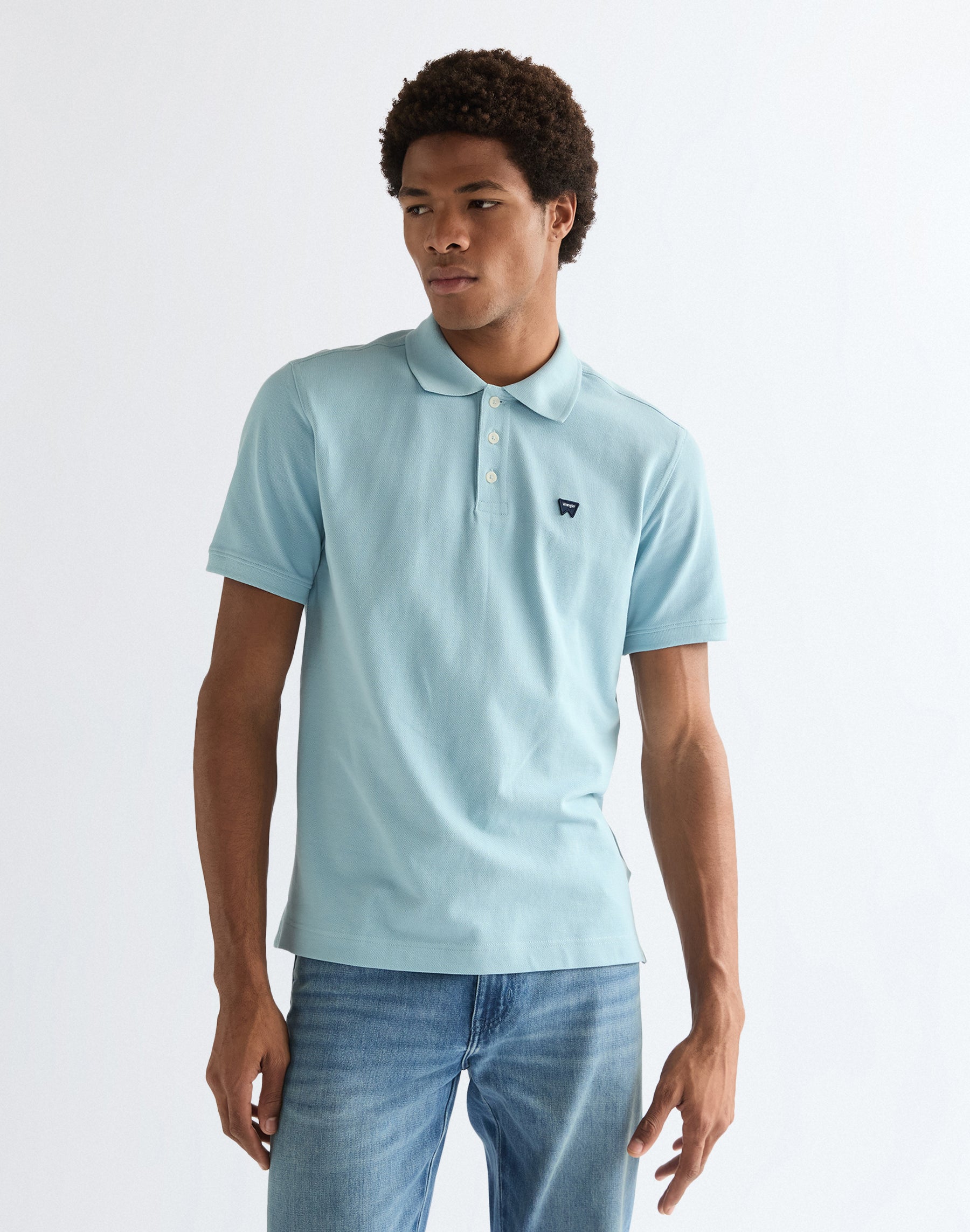 Polo in Forget Me Not T-shirt Wrangler