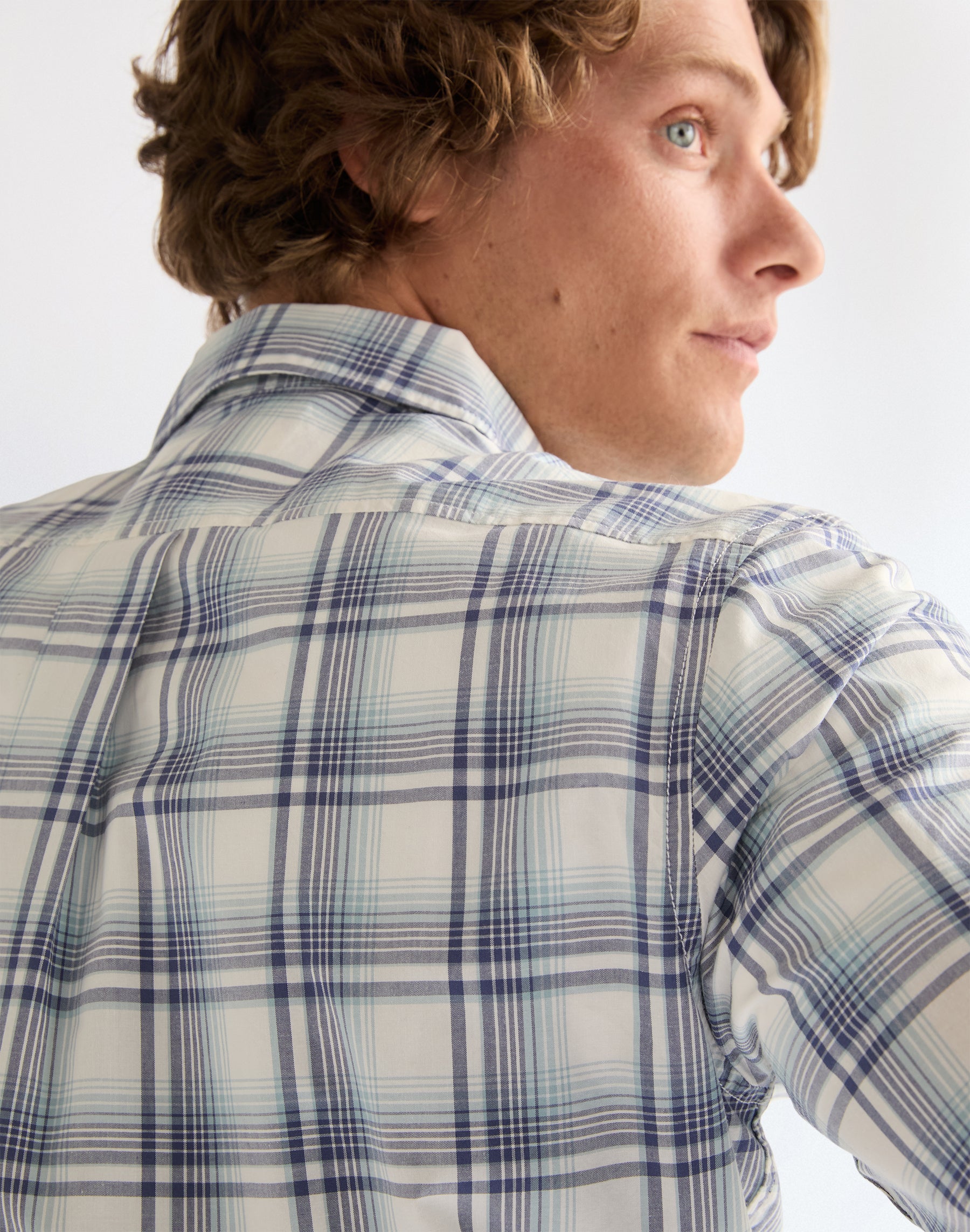 1 camicia Pocket in blu bianco Camicie Wrangler