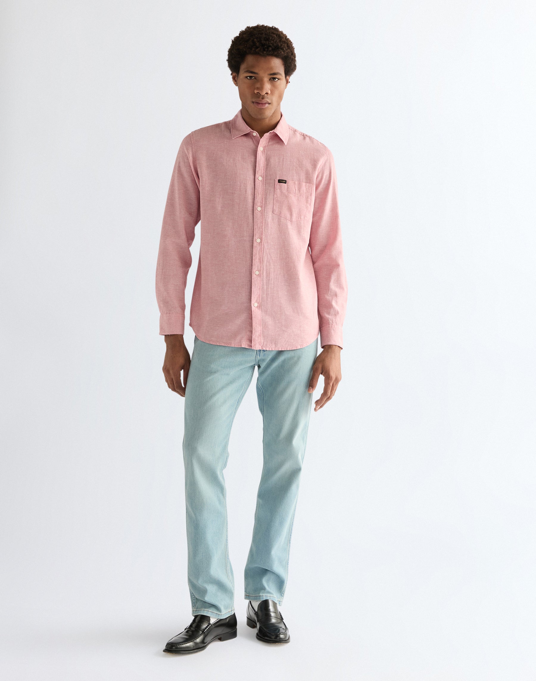 1 camicia tascabile in rosa antico Camicie Wrangler
