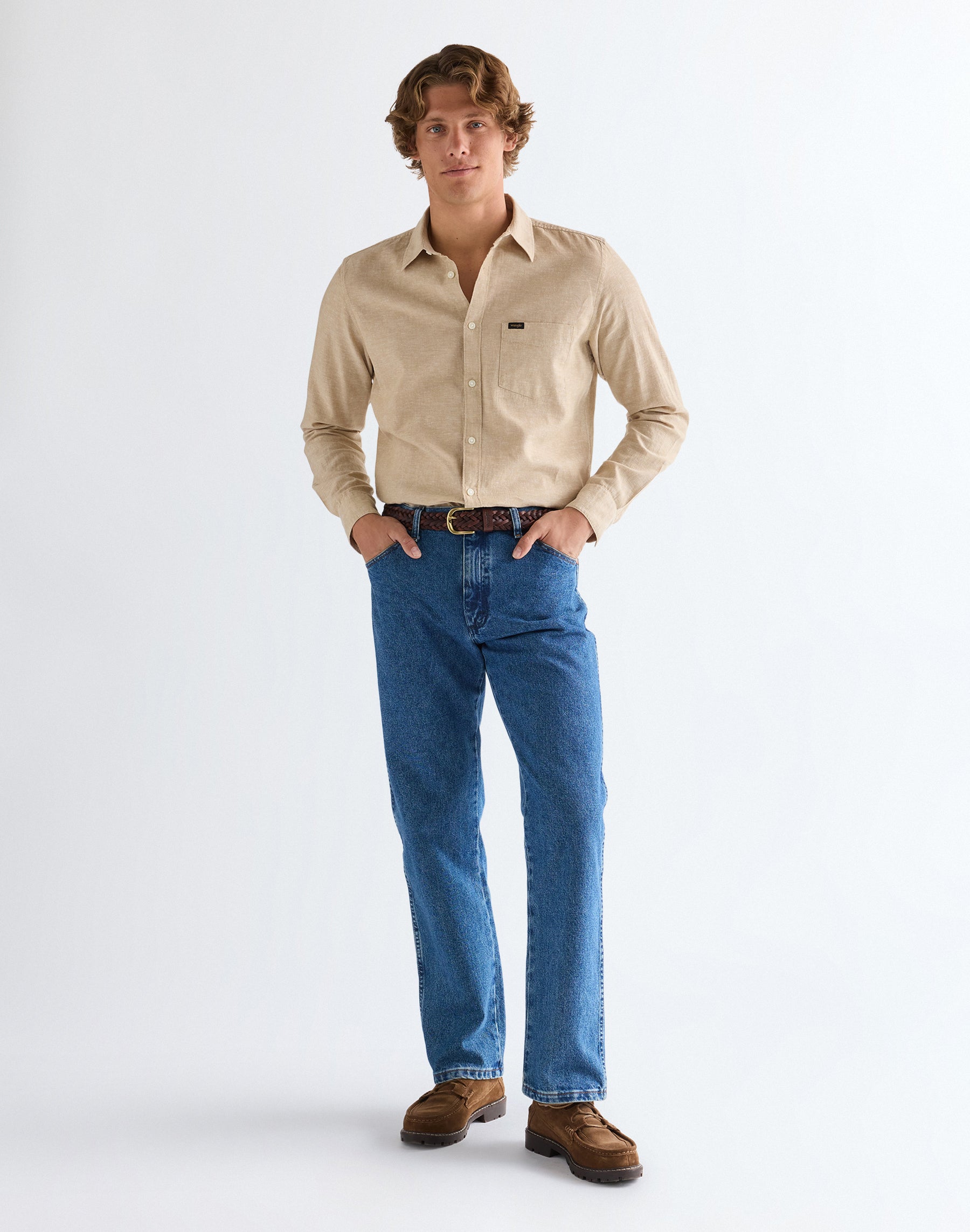 1 camicia Pocket Shirt in Kelp Camicie Wrangler