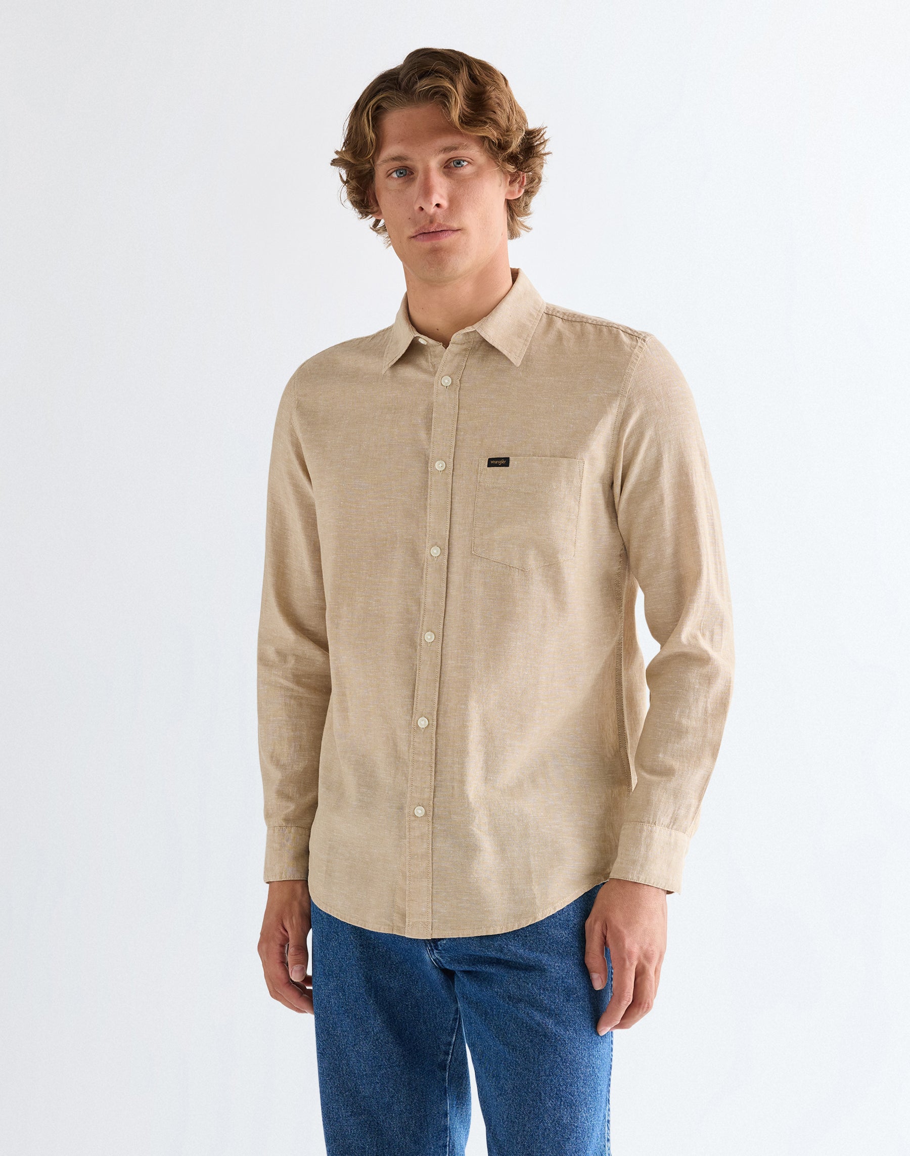1 camicia Pocket Shirt in Kelp Camicie Wrangler