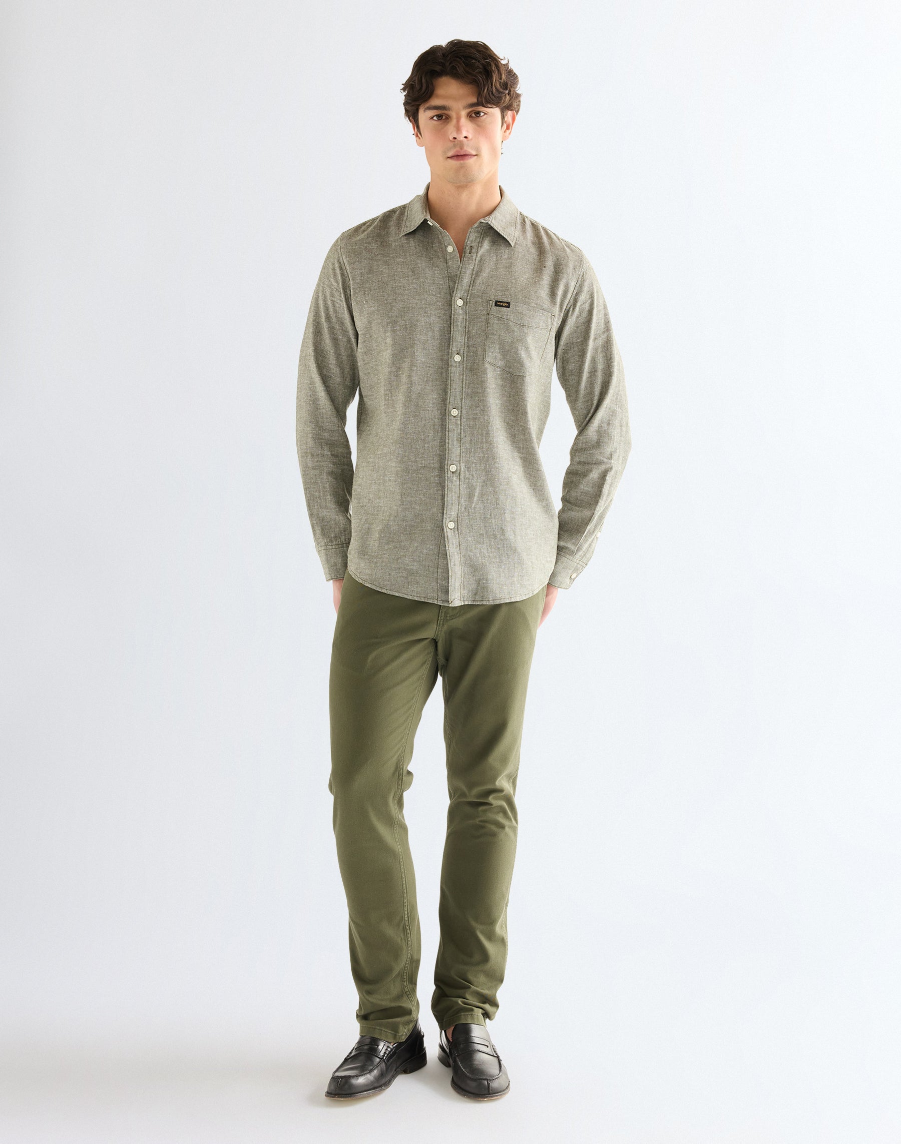 1 camicia Pocket Shirt in Deep Depths Camicie Wrangler