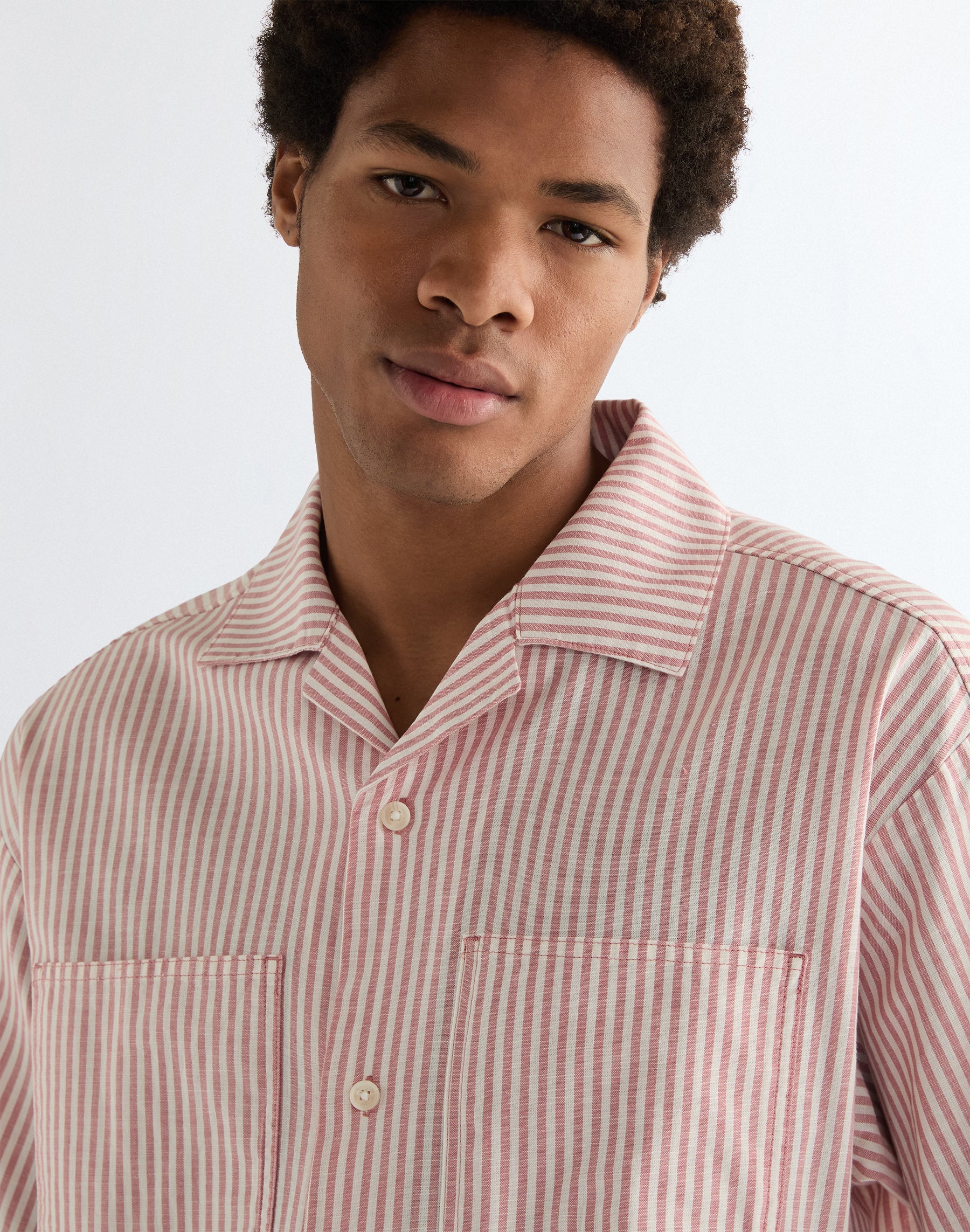 Camicia da resort a maniche corte in rosa antico Camicie Wrangler